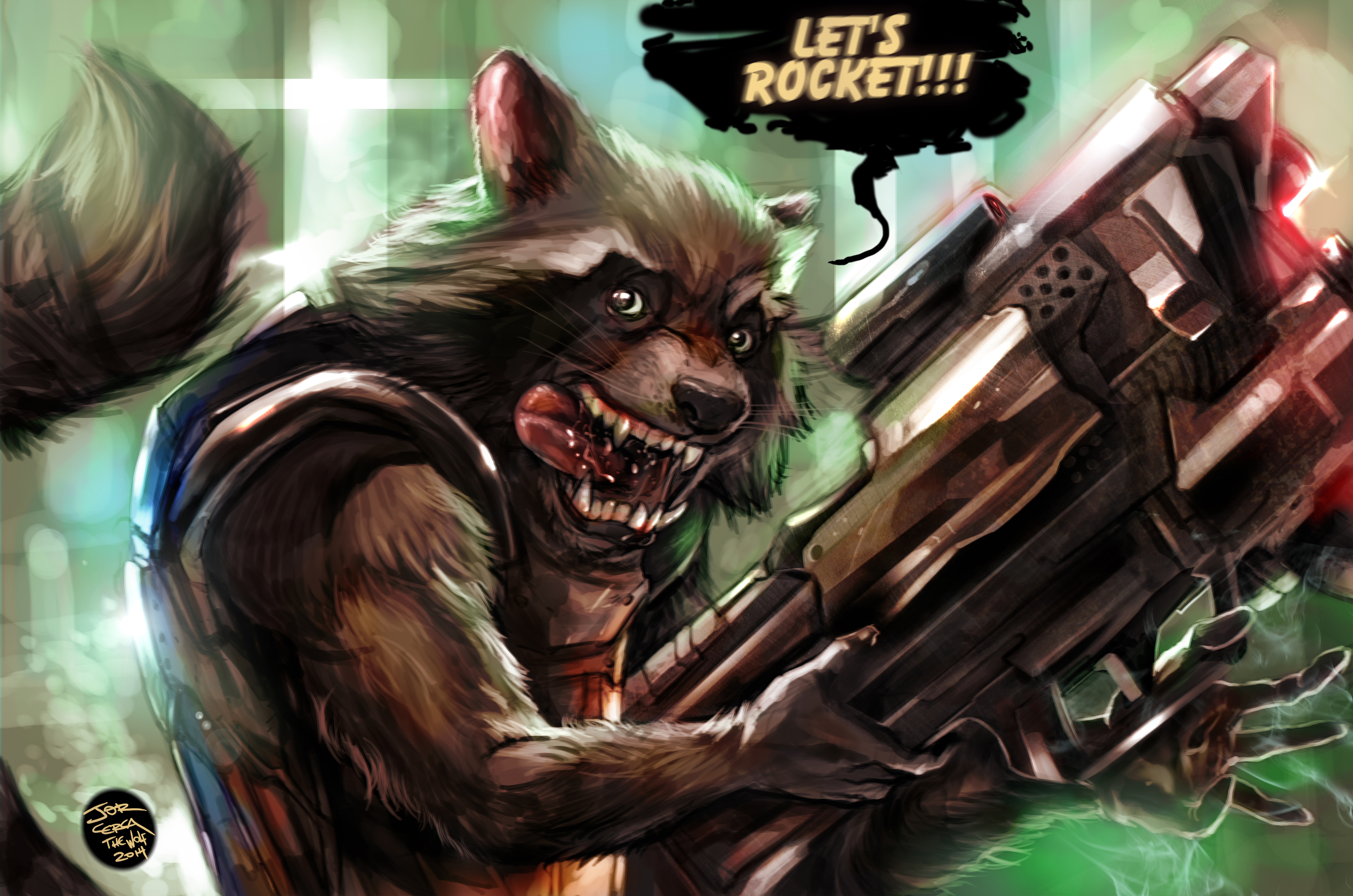 Download mobile wallpaper Weapon, Comics, Guardians Of The Galaxy, Rocket Raccoon for free.
