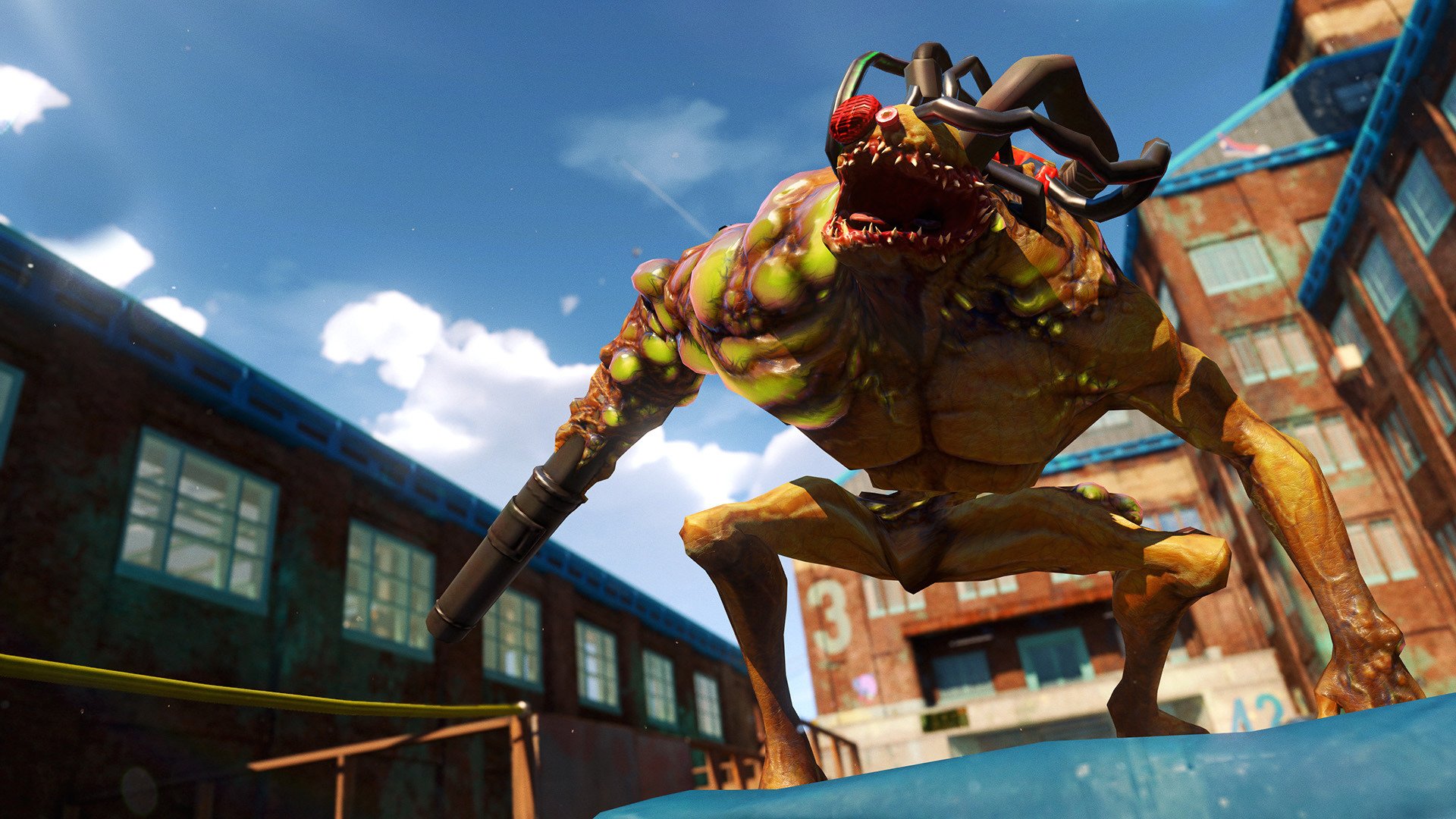 Laden Sie das Computerspiele, Sunset Overdrive-Bild kostenlos auf Ihren PC-Desktop herunter