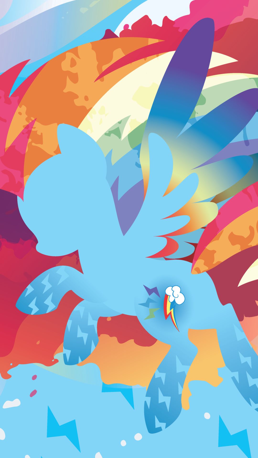 Download mobile wallpaper My Little Pony, Rainbow Dash, Tv Show, Minimalist, My Little Pony: Friendship Is Magic for free.