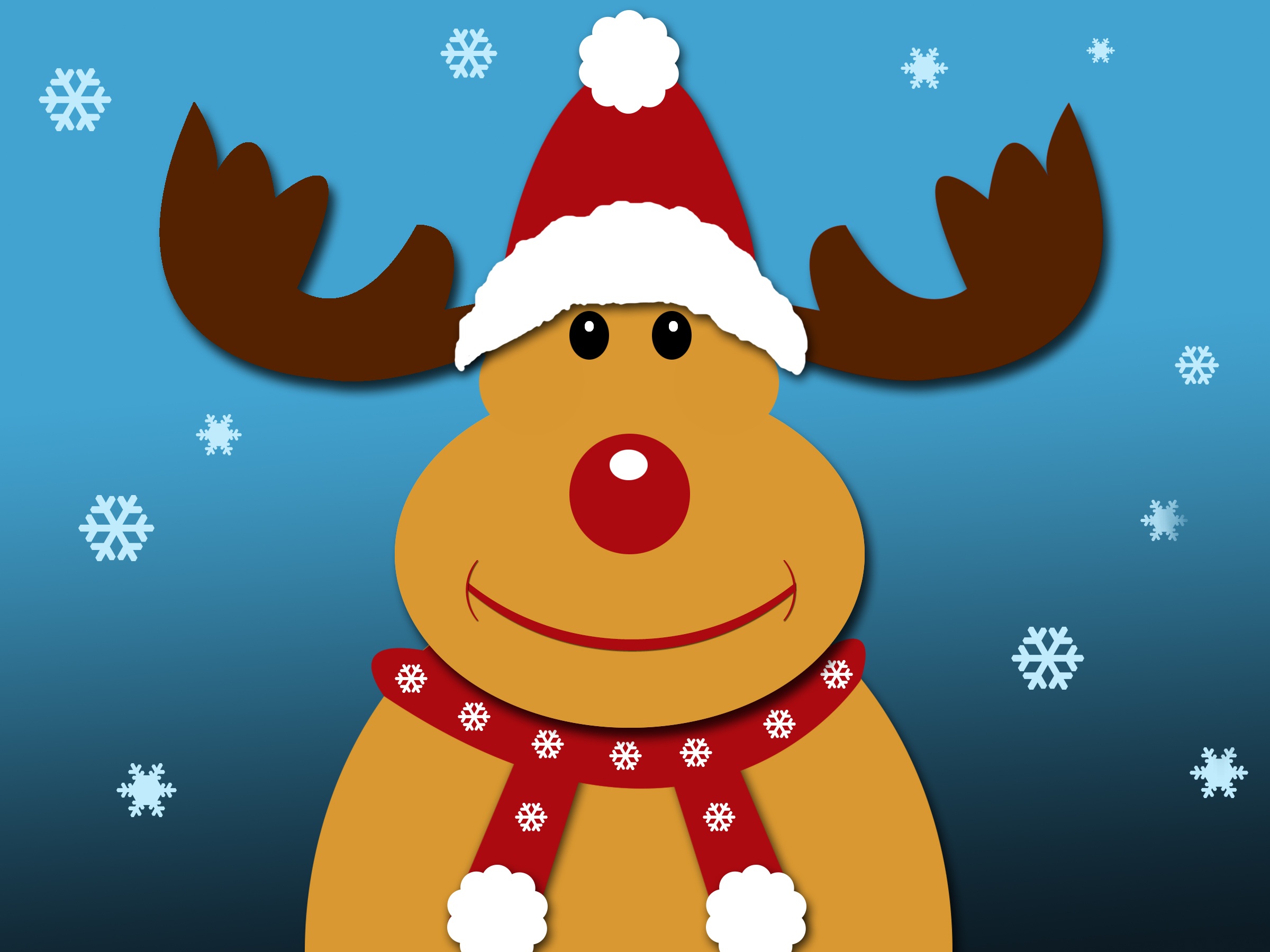 Baixe gratuitamente a imagem Férias, Ano Novo, Natal, Veado, Cervo, Rudolph, Rudolf na área de trabalho do seu PC