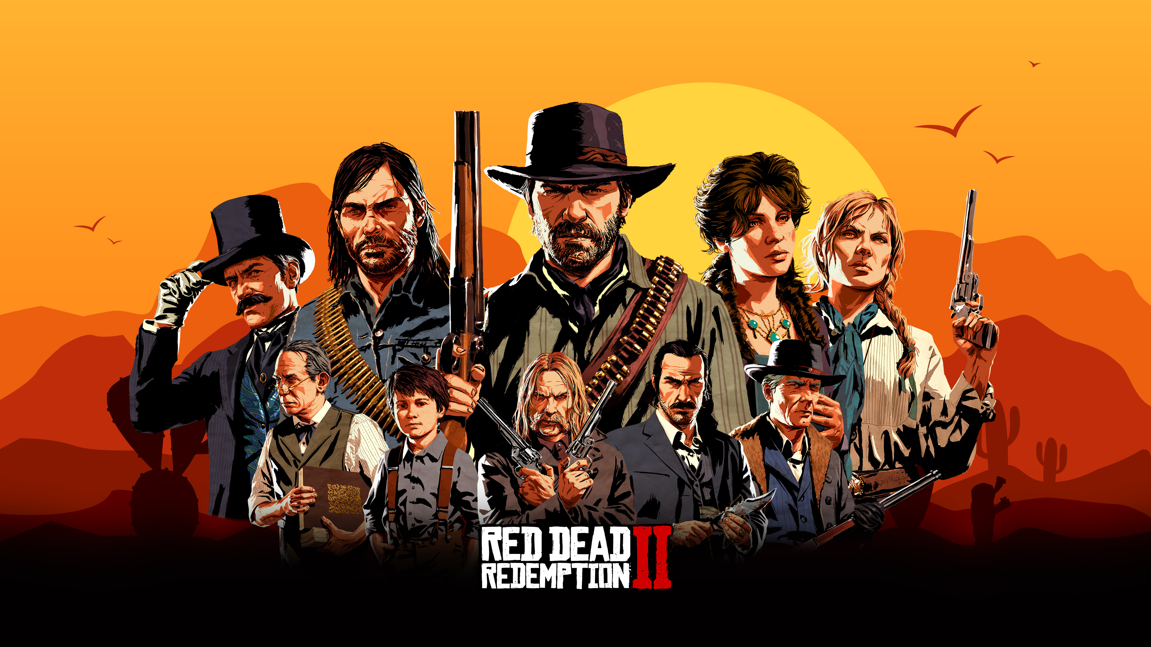 Red Dead Redemption 2 Desktop home screen wallpaper