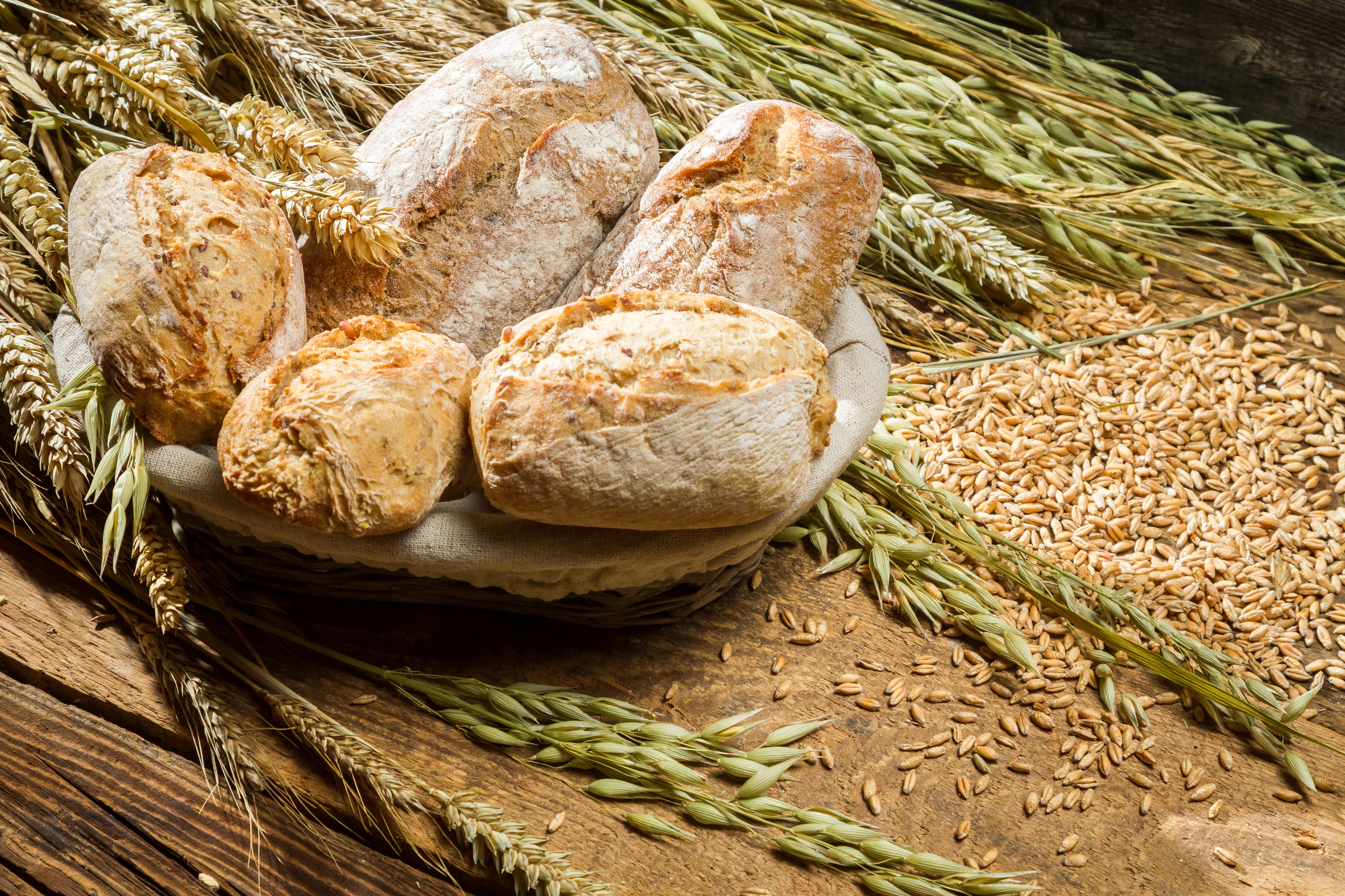 Скачати мобільні шпалери Пшениця, Випічка, Хліб, Харчування безкоштовно.
