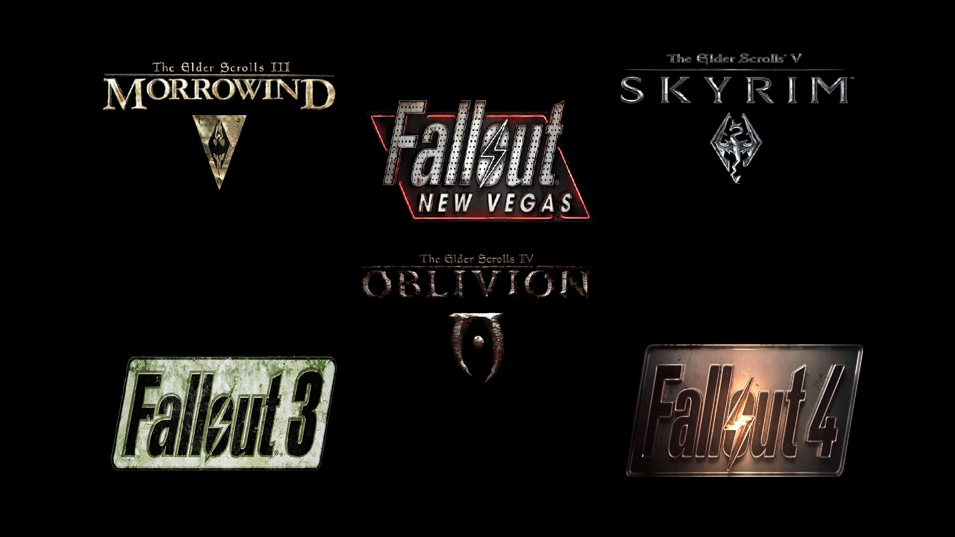 fallout 4, video game, bethesda, fallout 3, fallout: new vegas, skyrim, the elder scrolls iii: morrowind, the elder scrolls iv: oblivion, the elder scrolls
