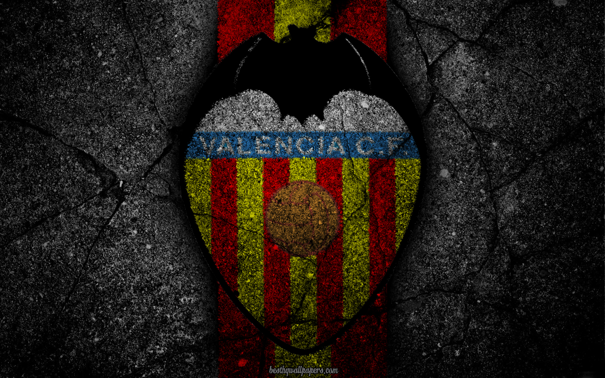 Laden Sie das Sport, Fußball, Logo, Emblem, Fc Valencia-Bild kostenlos auf Ihren PC-Desktop herunter