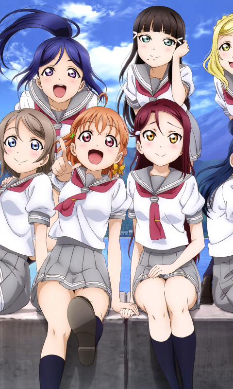 Baixar papel de parede para celular de Anime, Amar Viver!, Hanamaru Kunikida, Love Live! Sunshine!!, Riko Sakurauchi, Mari Ohara, Yoshiko Tsushima, Dia Kurosawa, Você Watanabe, Chika Takami, Kanan Matsuura, Ruby Kurosawa gratuito.