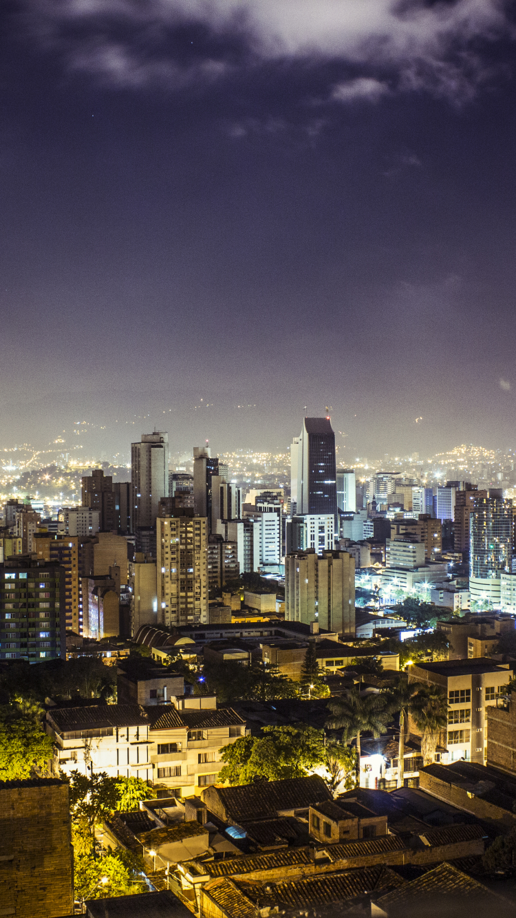 1166448 télécharger le fond d'écran construction humaine, ville, paysage urbain, colombie, medellín, imeuble, bâtiment, nuit, villes - économiseurs d'écran et images gratuitement