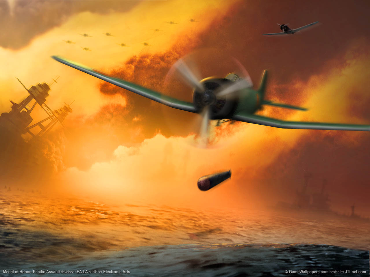Laden Sie Medal Of Honor: Pacific Assault HD-Desktop-Hintergründe herunter