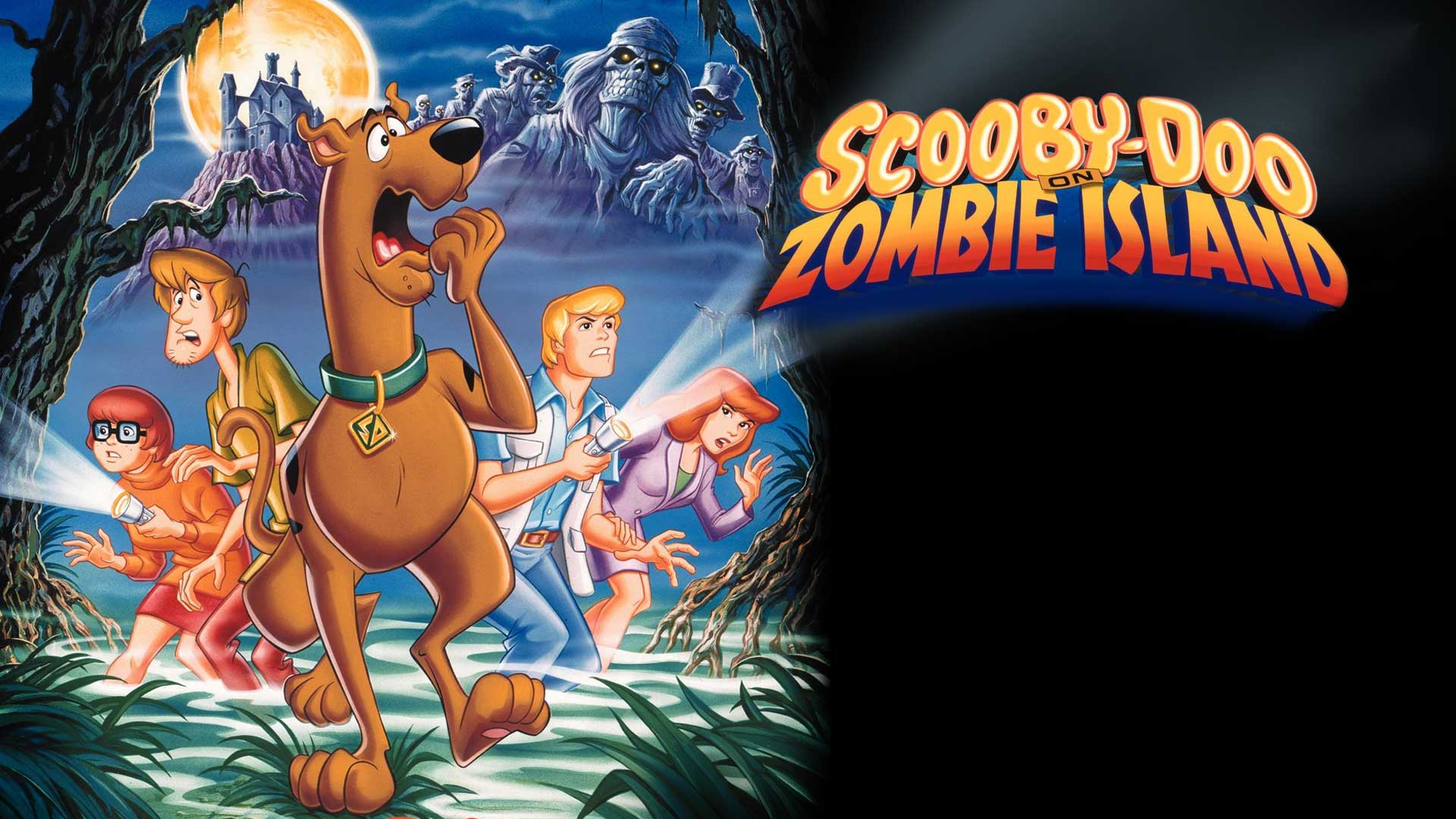 scooby doo on zombie island, movie, daphne blake, fred jones, mystery inc, scooby doo, shaggy rogers, velma dinkley