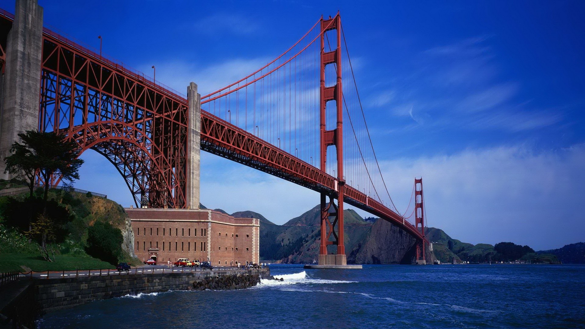 Free download wallpaper Bridges, Ocean, Bridge, Golden Gate, Man Made on your PC desktop