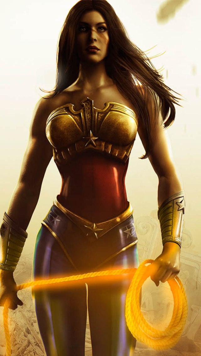 Descarga gratuita de fondo de pantalla para móvil de Fantasía, Videojuego, La Mujer Maravilla, Mujer Maravilla, Injustice: Gods Among Us.