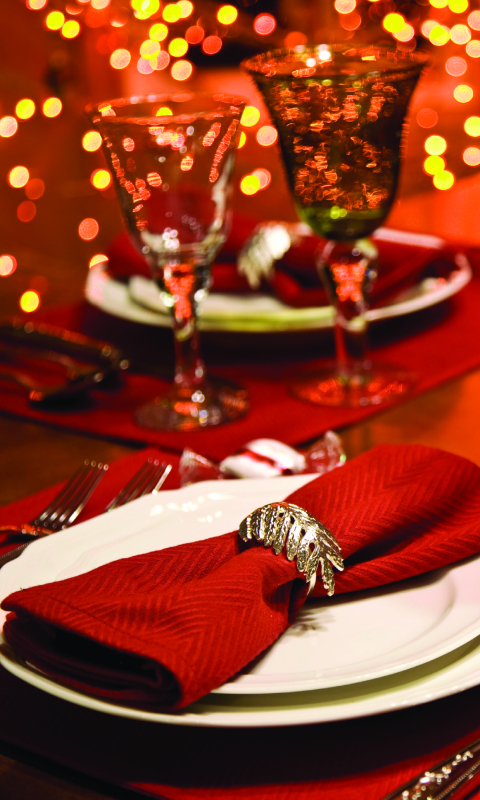 Download mobile wallpaper Christmas, Holiday, Glass, Bokeh for free.