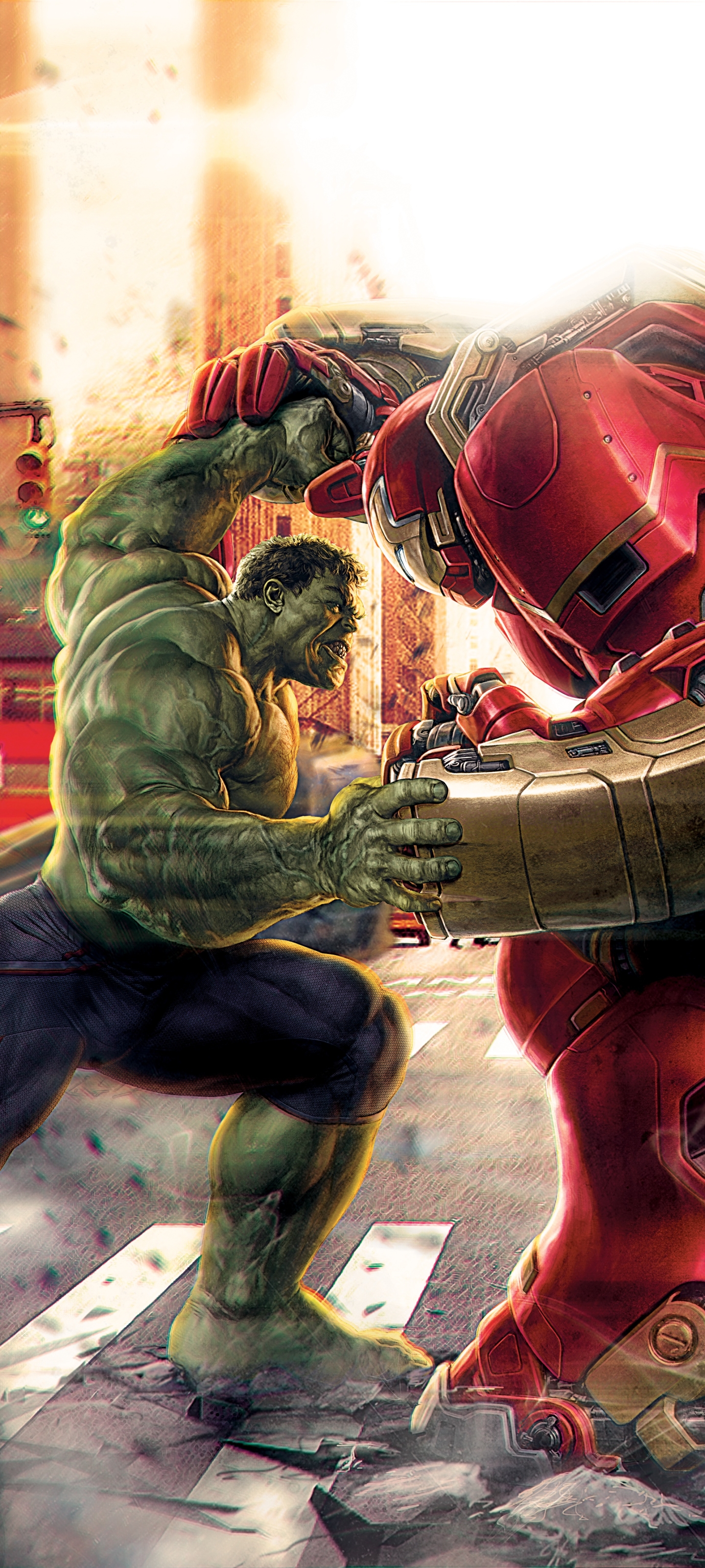 Handy-Wallpaper Hulk, Rüstung, Filme, Ironman, Rächer, Tony Stark, Die Rächer, Avengers: Age Of Ultron, Hulkbuster kostenlos herunterladen.