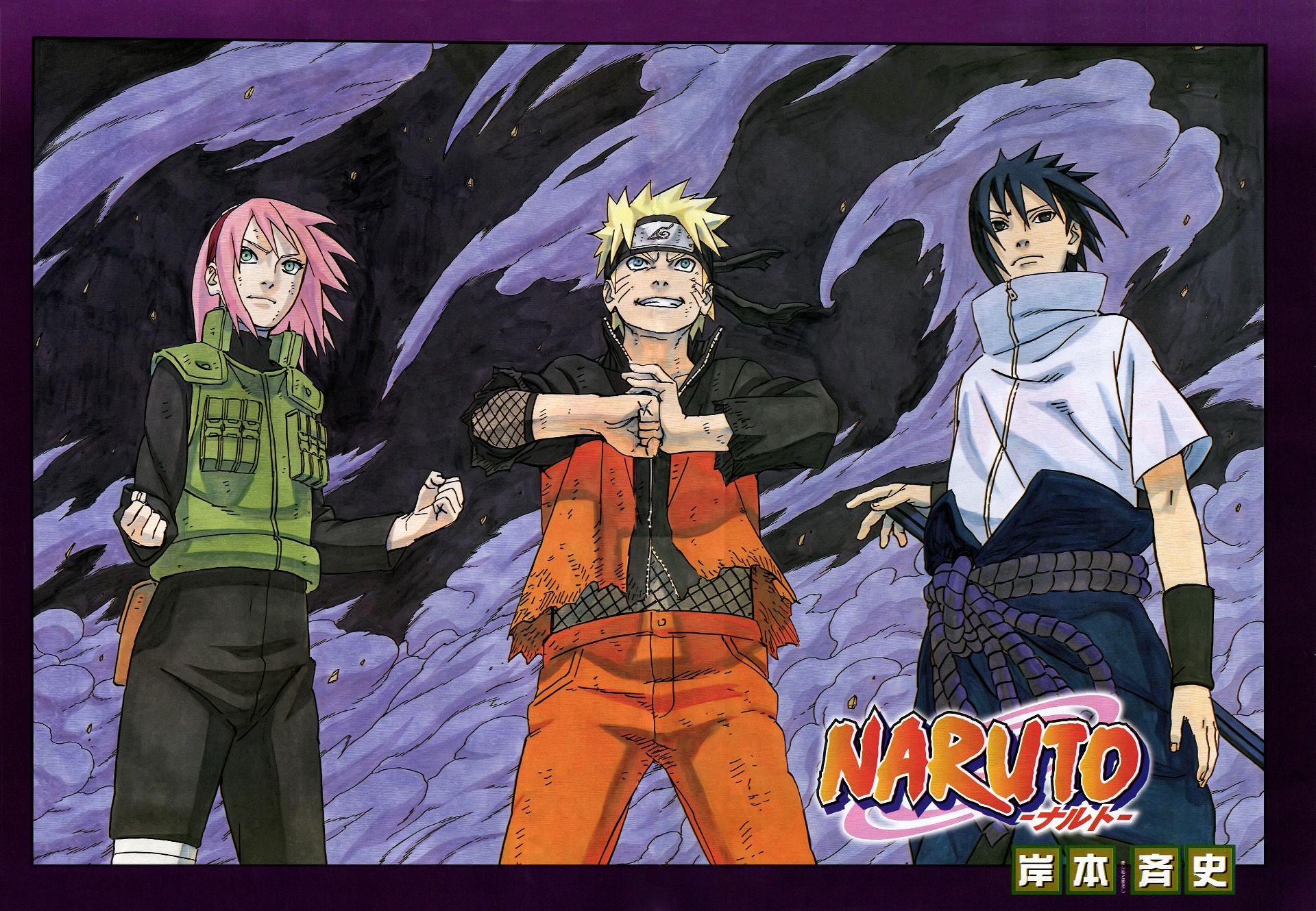 Free download wallpaper Anime, Naruto, Sasuke Uchiha, Sakura Haruno, Naruto Uzumaki on your PC desktop