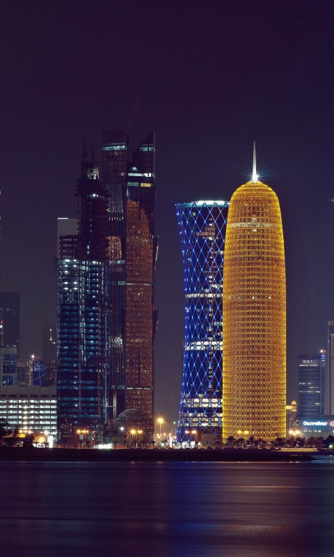 Téléchargez des papiers peints mobile Villes, Doha, Construction Humaine gratuitement.