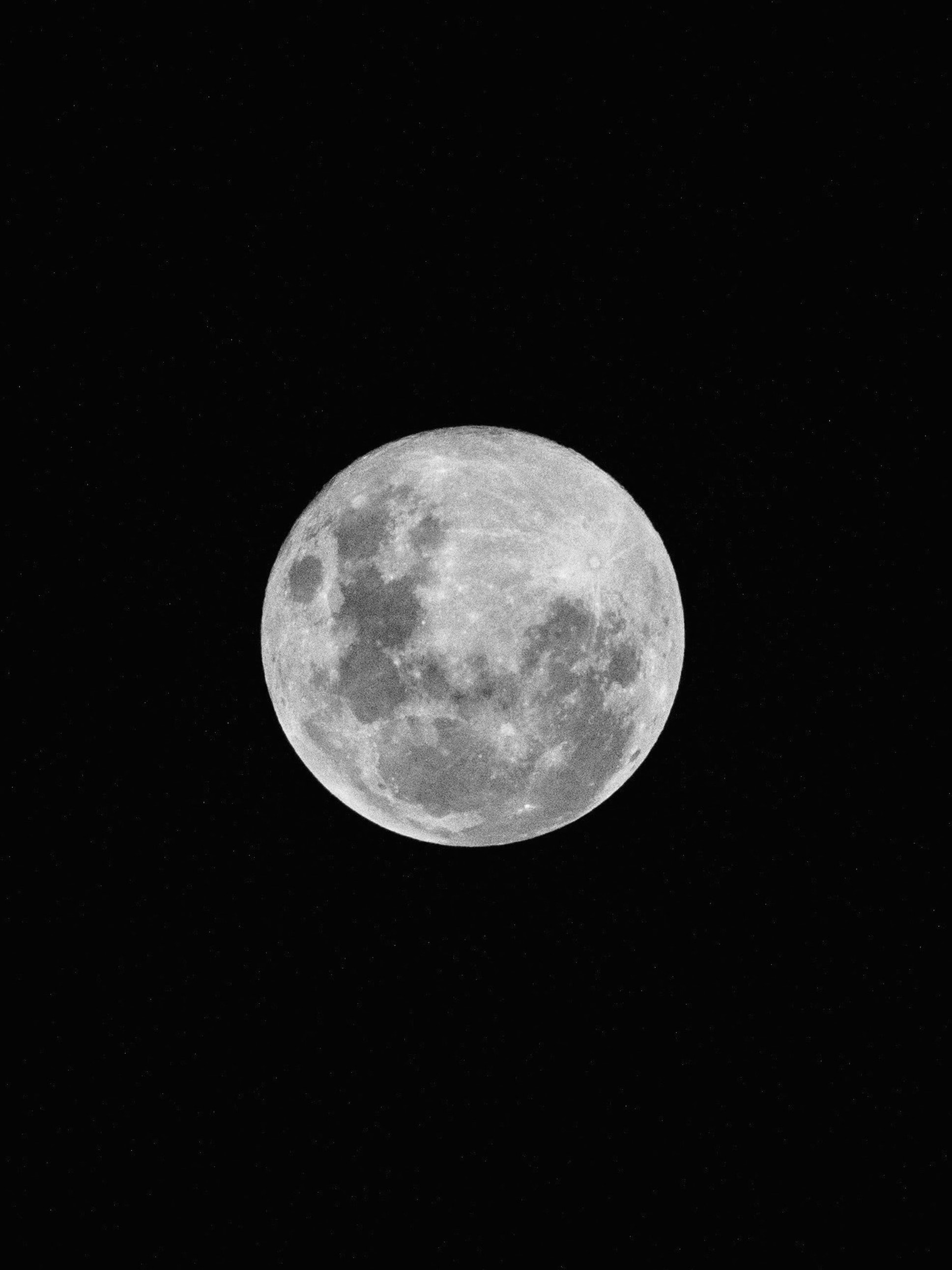 full moon, moon, universe, night HD wallpaper