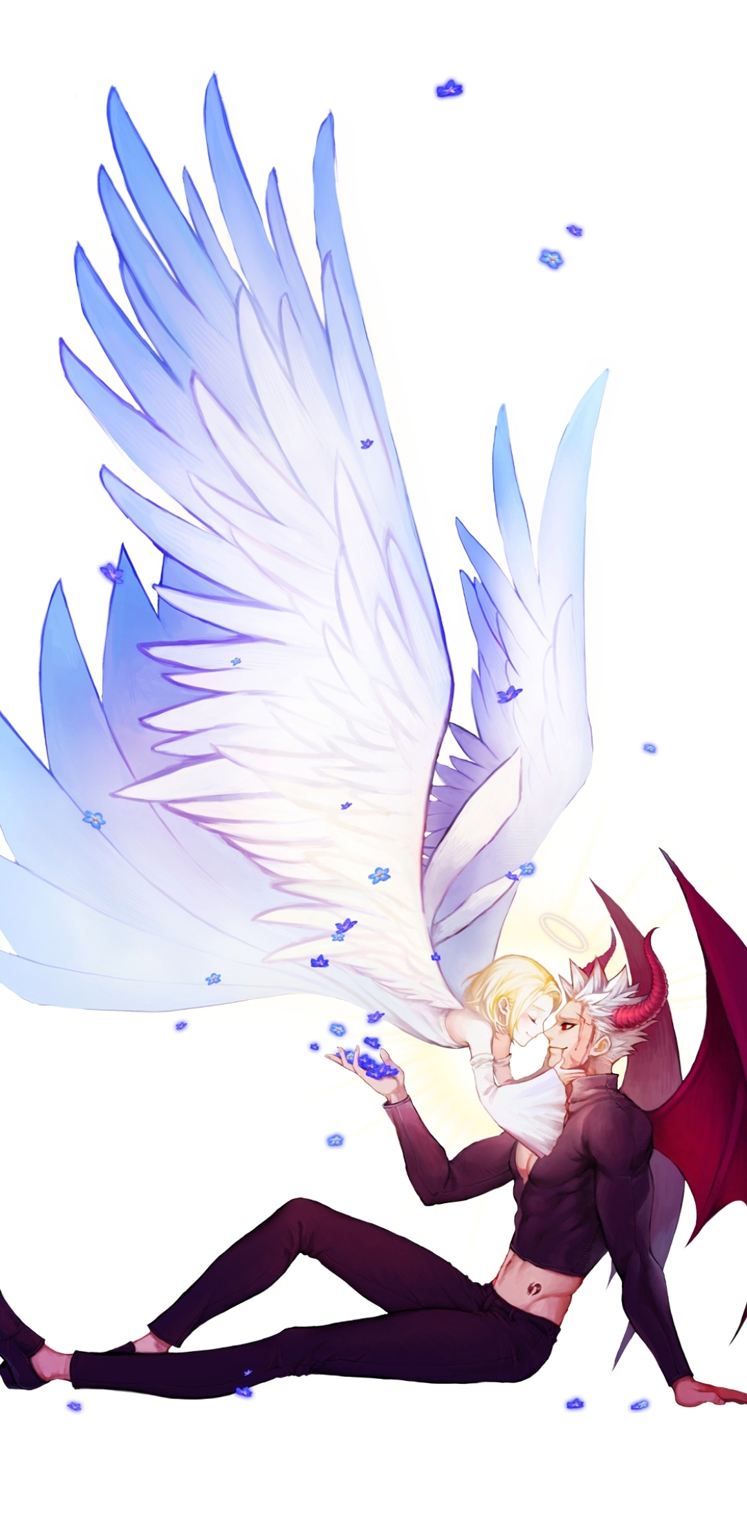 Download mobile wallpaper Anime, Wings, The Seven Deadly Sins, Ban (The Seven Deadly Sins), Elaine (The Seven Deadly Sins) for free.