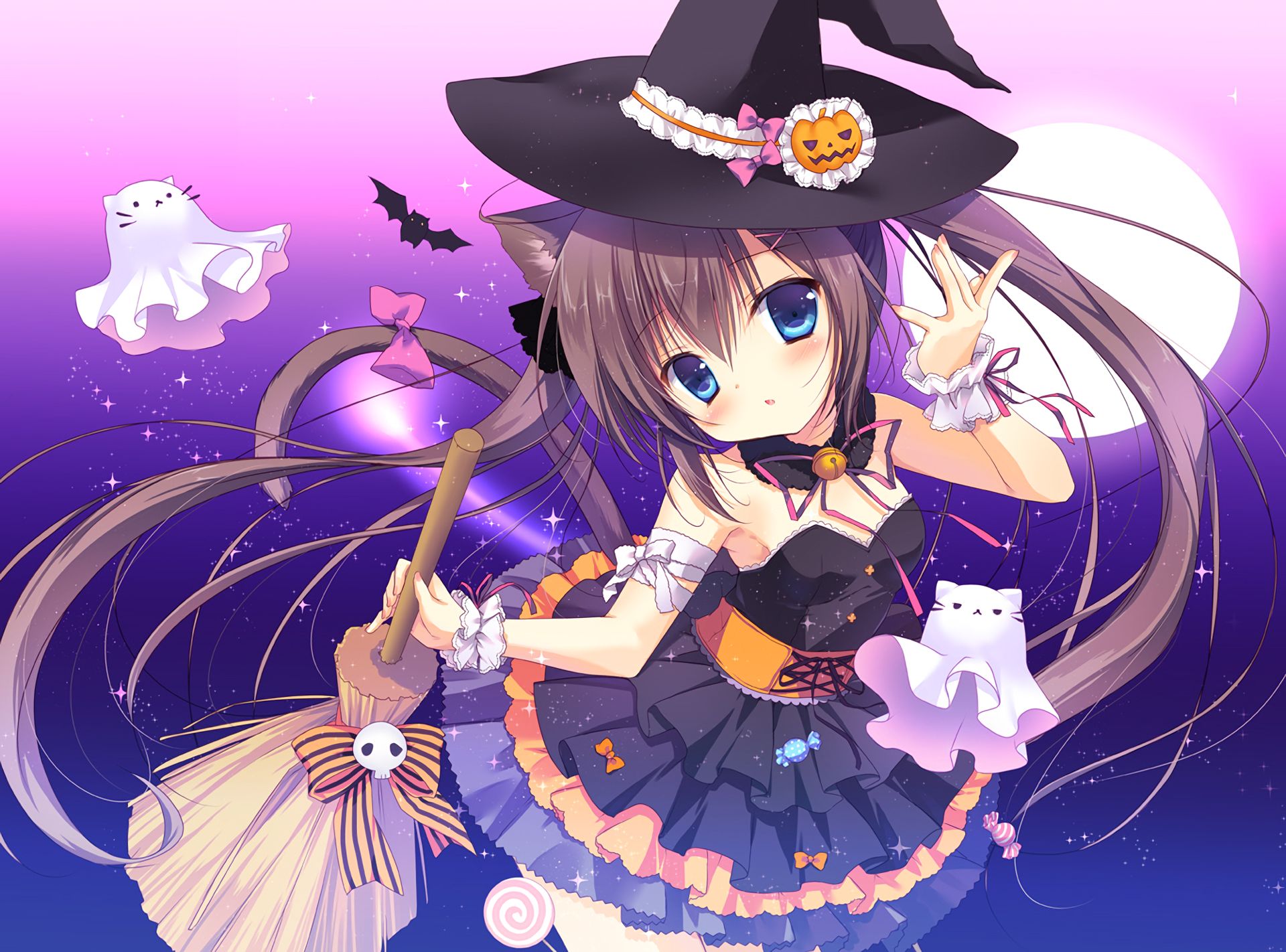 Free download wallpaper Anime, Witch on your PC desktop