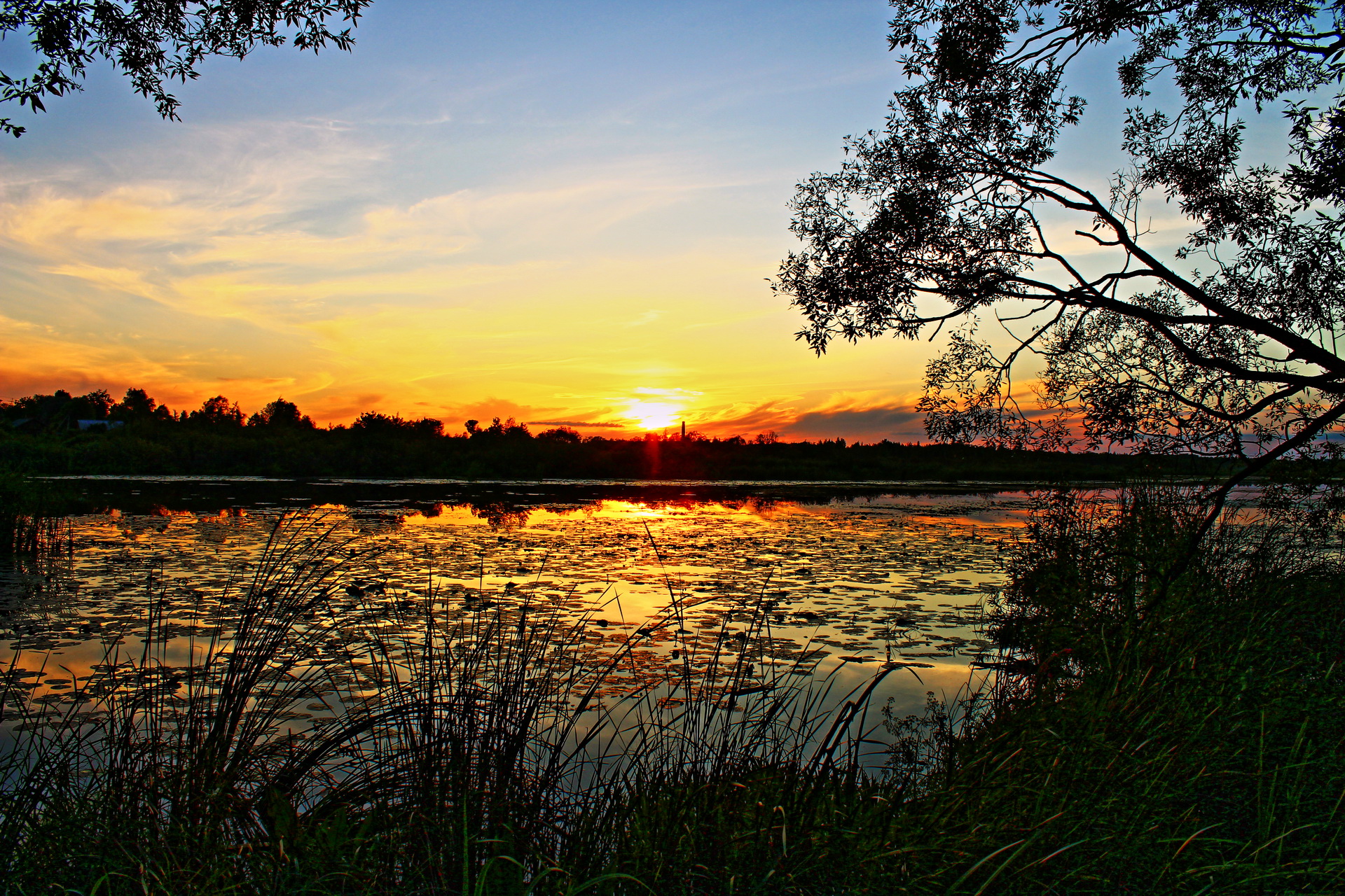 Free download wallpaper Lake, Sunrise, Earth, Scenic on your PC desktop