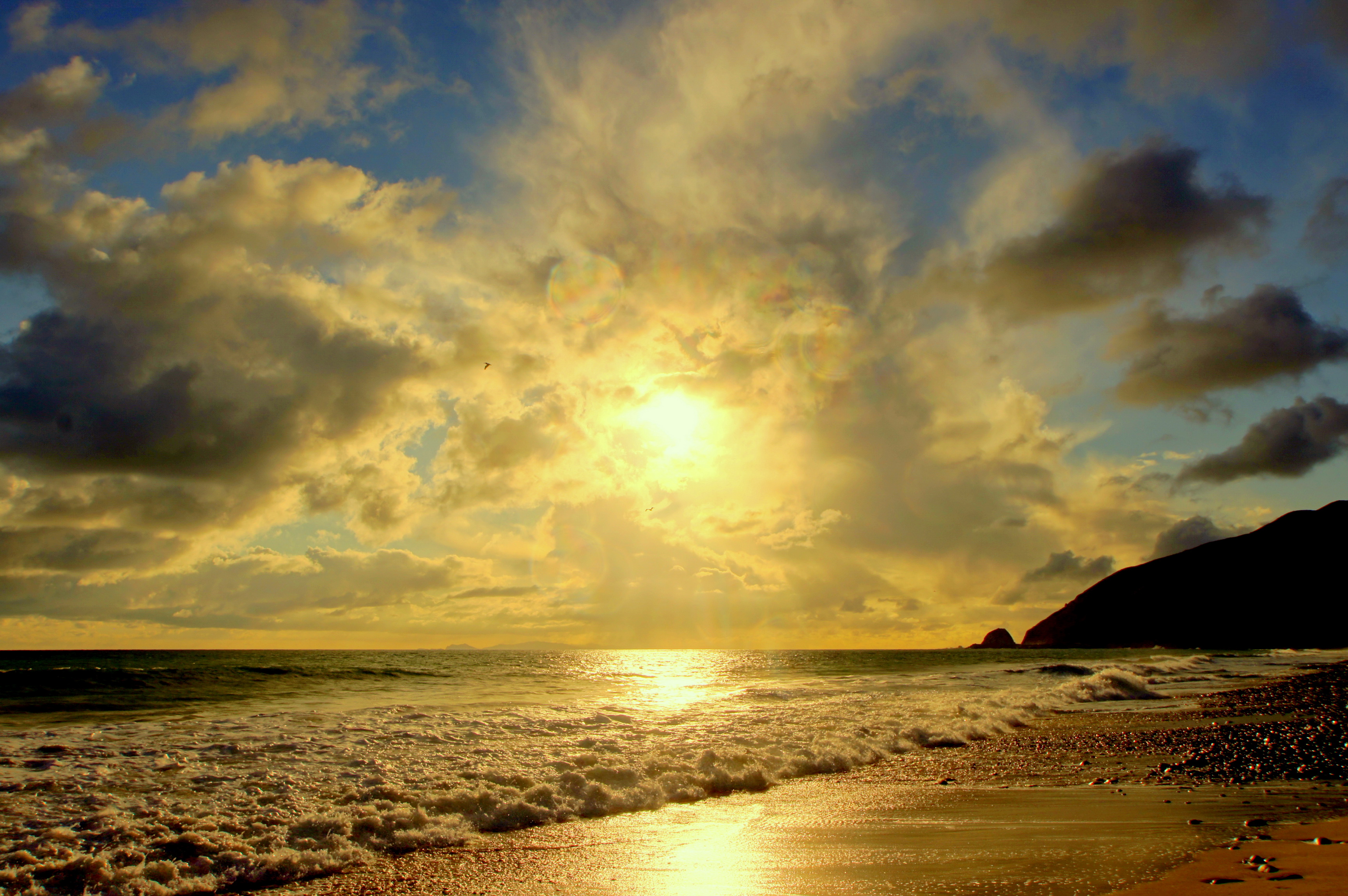 Baixe gratuitamente a imagem Pôr Do Sol, Céu, Mar, Horizonte, Oceano, Nuvem, Terra/natureza na área de trabalho do seu PC