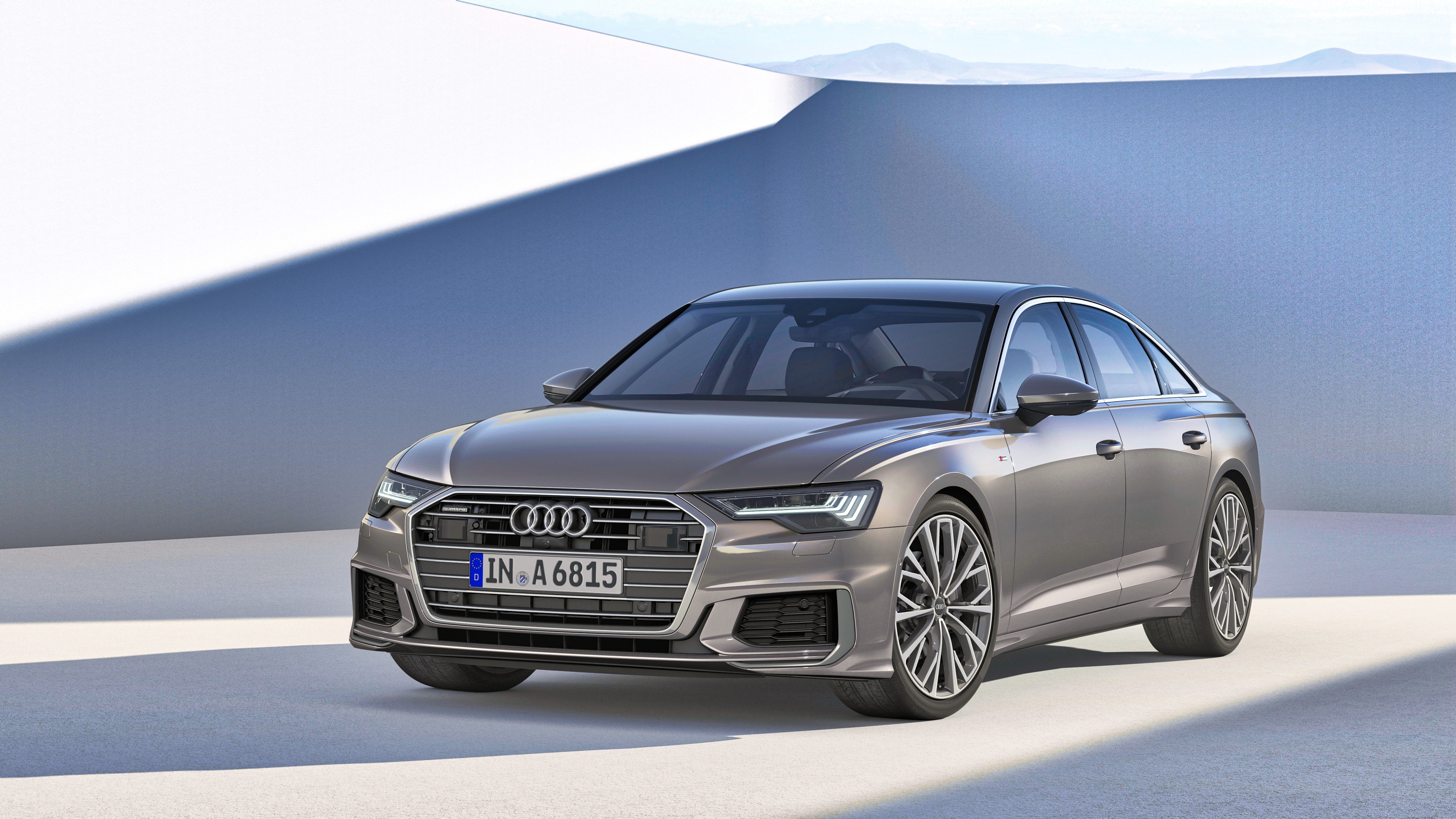 Download mobile wallpaper Audi, Car, Audi A6, Vehicles, Silver Car for free.