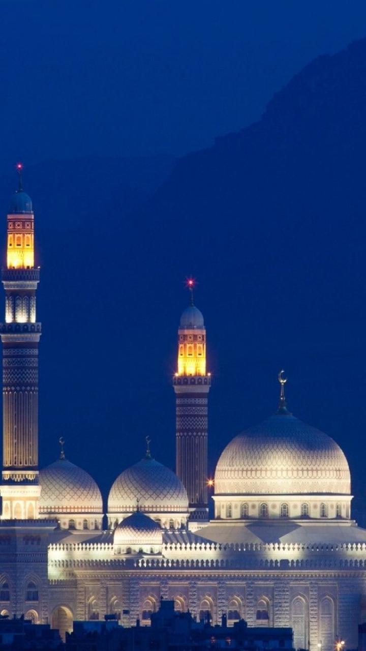 Descarga gratuita de fondo de pantalla para móvil de Edificio, Mezquita, Religioso, Saná, Yemen, Mezquita Al Saleh, Mezquitas.