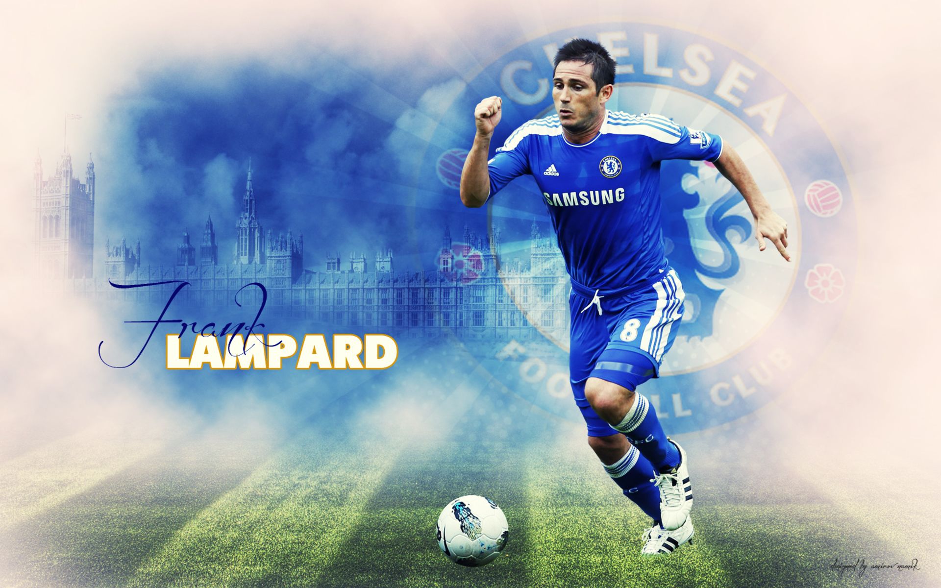 Free download wallpaper Sports, Soccer, Chelsea F C, Frank Lampard on your PC desktop