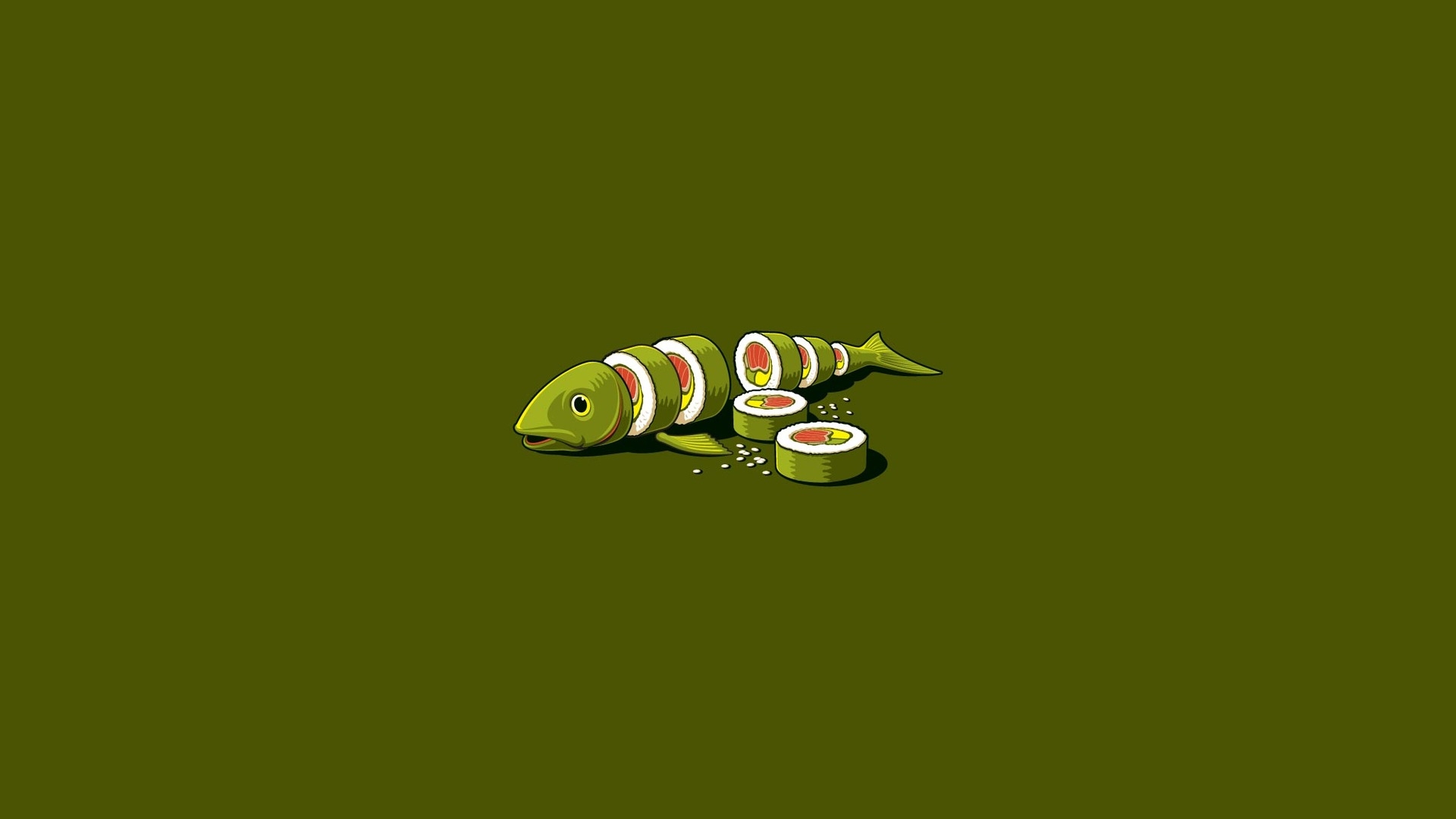 Download mobile wallpaper Sushi, Food, Humor for free.
