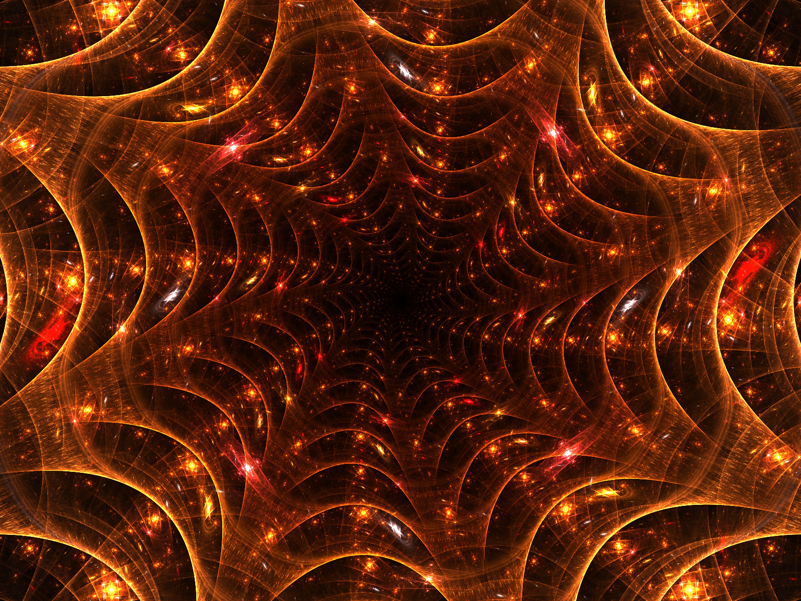 Download mobile wallpaper Involute, Swirling, Brilliance, Shine, Abstract, Fractal for free.
