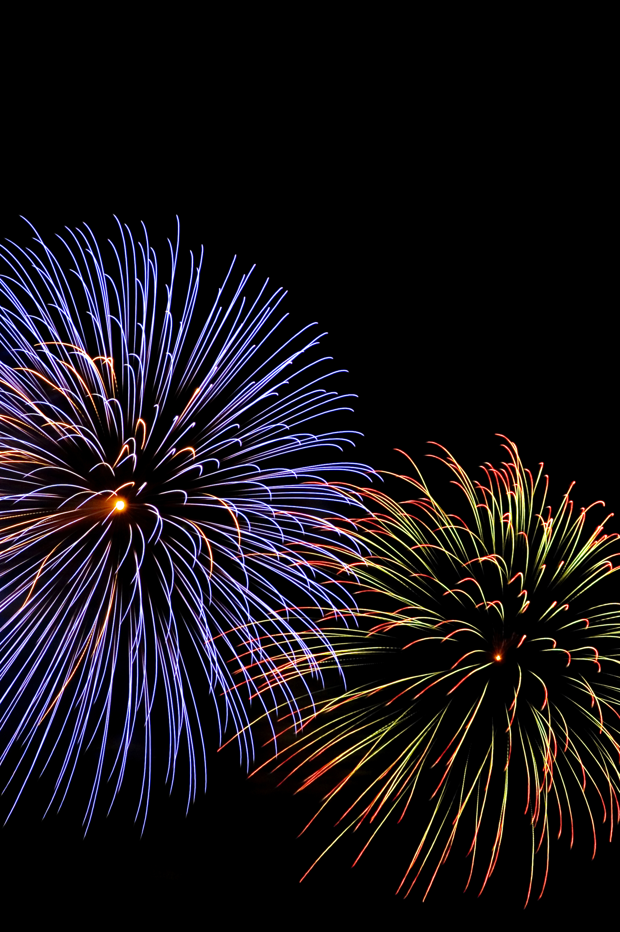 Download mobile wallpaper Salute, Holiday, Holidays, Fireworks, Firework, Dark for free.