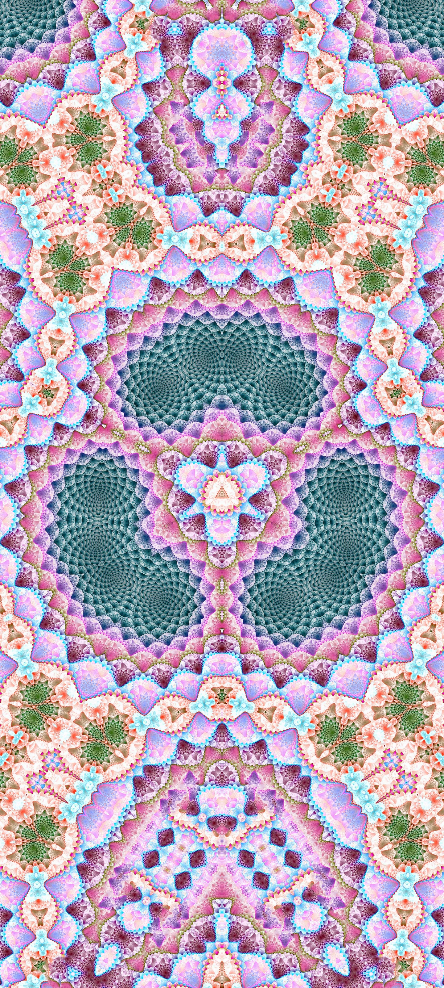 Baixar papel de parede para celular de Abstrato, Rosa, 3D, Fractal gratuito.