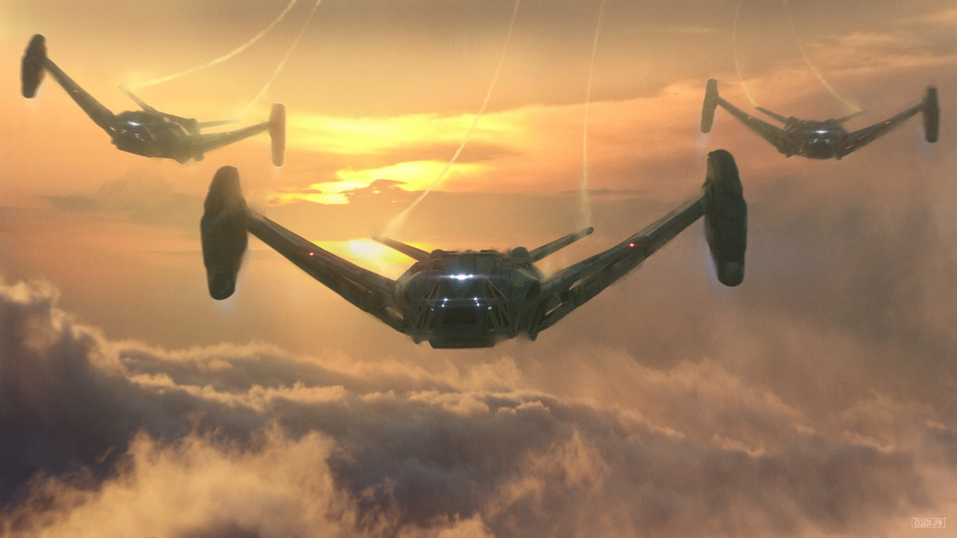 Free download wallpaper Sky, Sci Fi, Spaceship, Cloud on your PC desktop