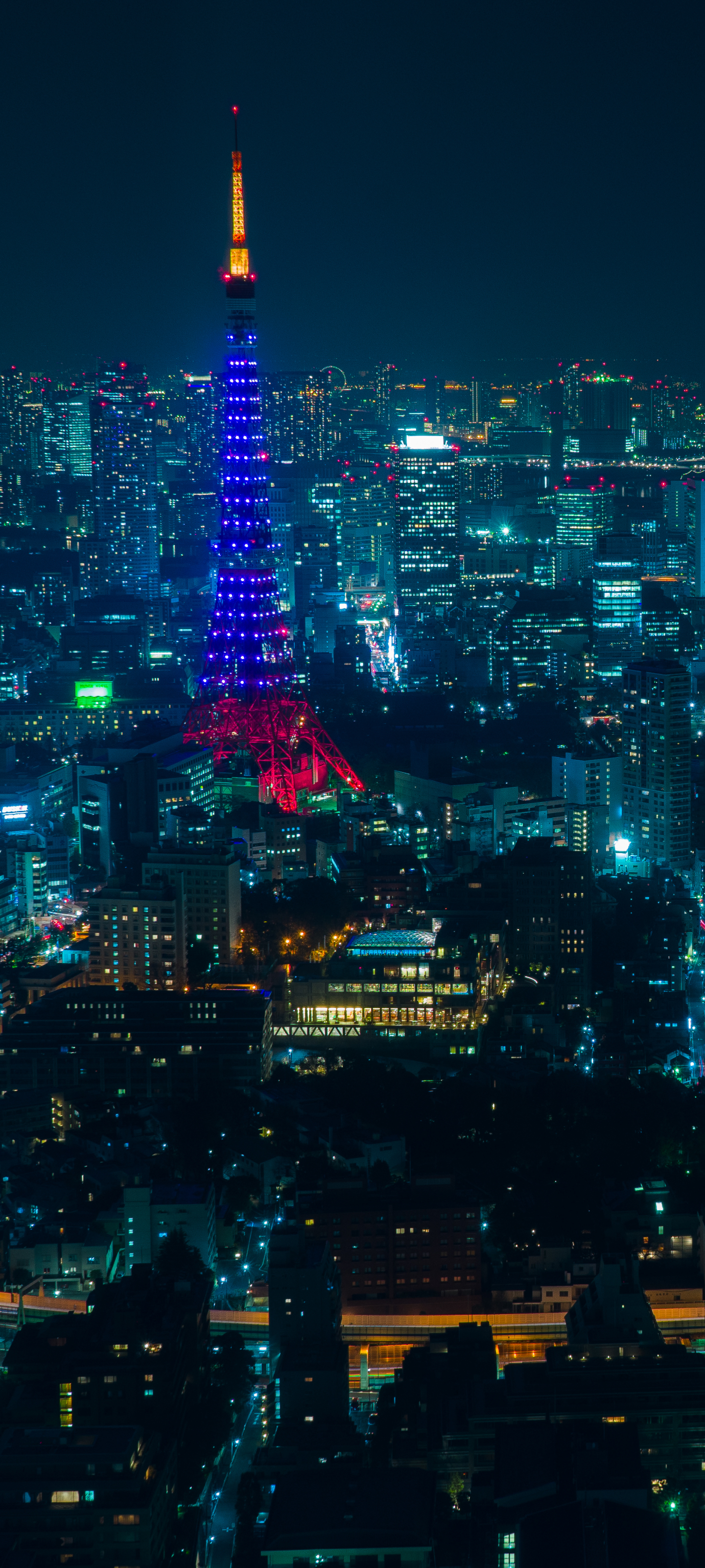 Baixe gratuitamente a imagem Cidades, Noite, Cidade, Arranha Céu, Prédio, Construção, Japão, Tóquio, Feito Pelo Homem, Torre De Tóquio na área de trabalho do seu PC