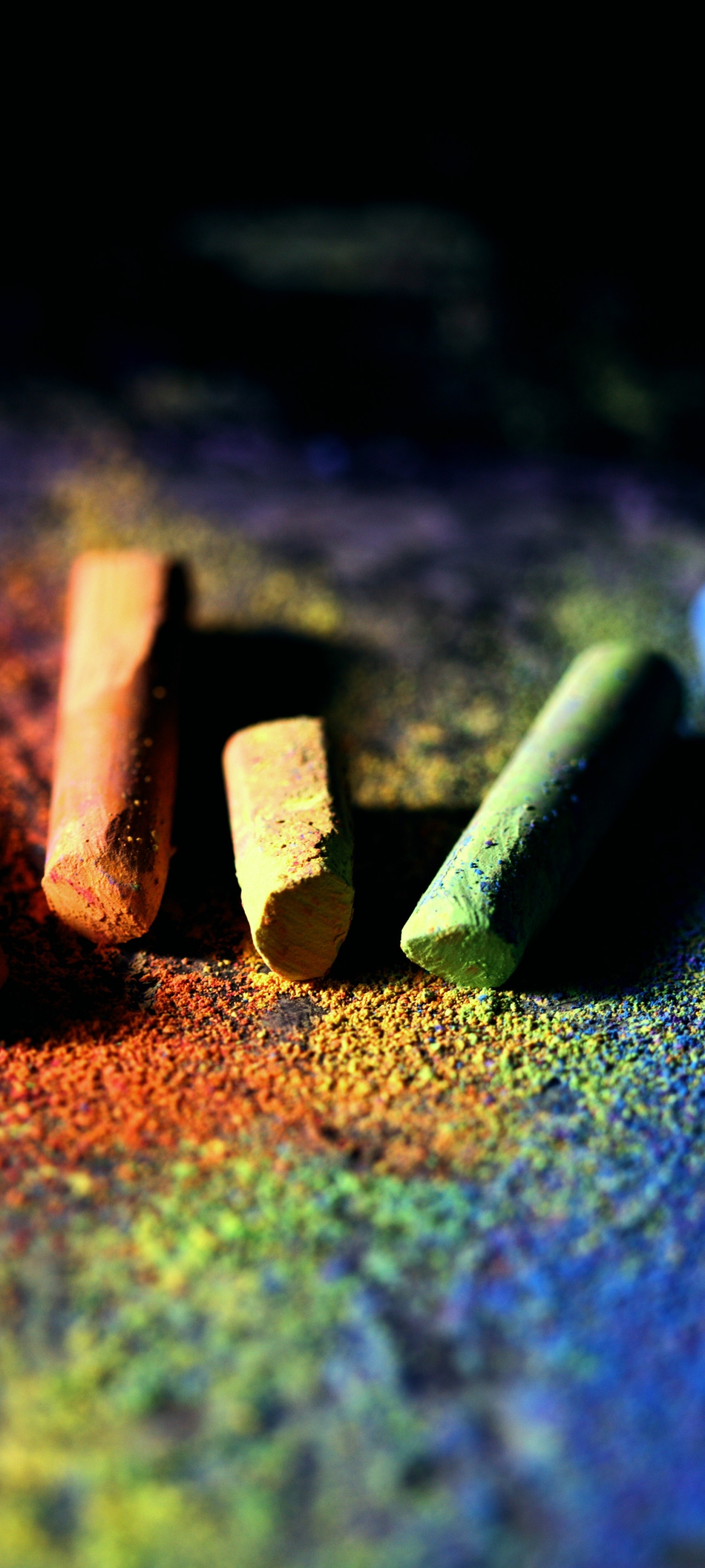 photography, colors, chalk