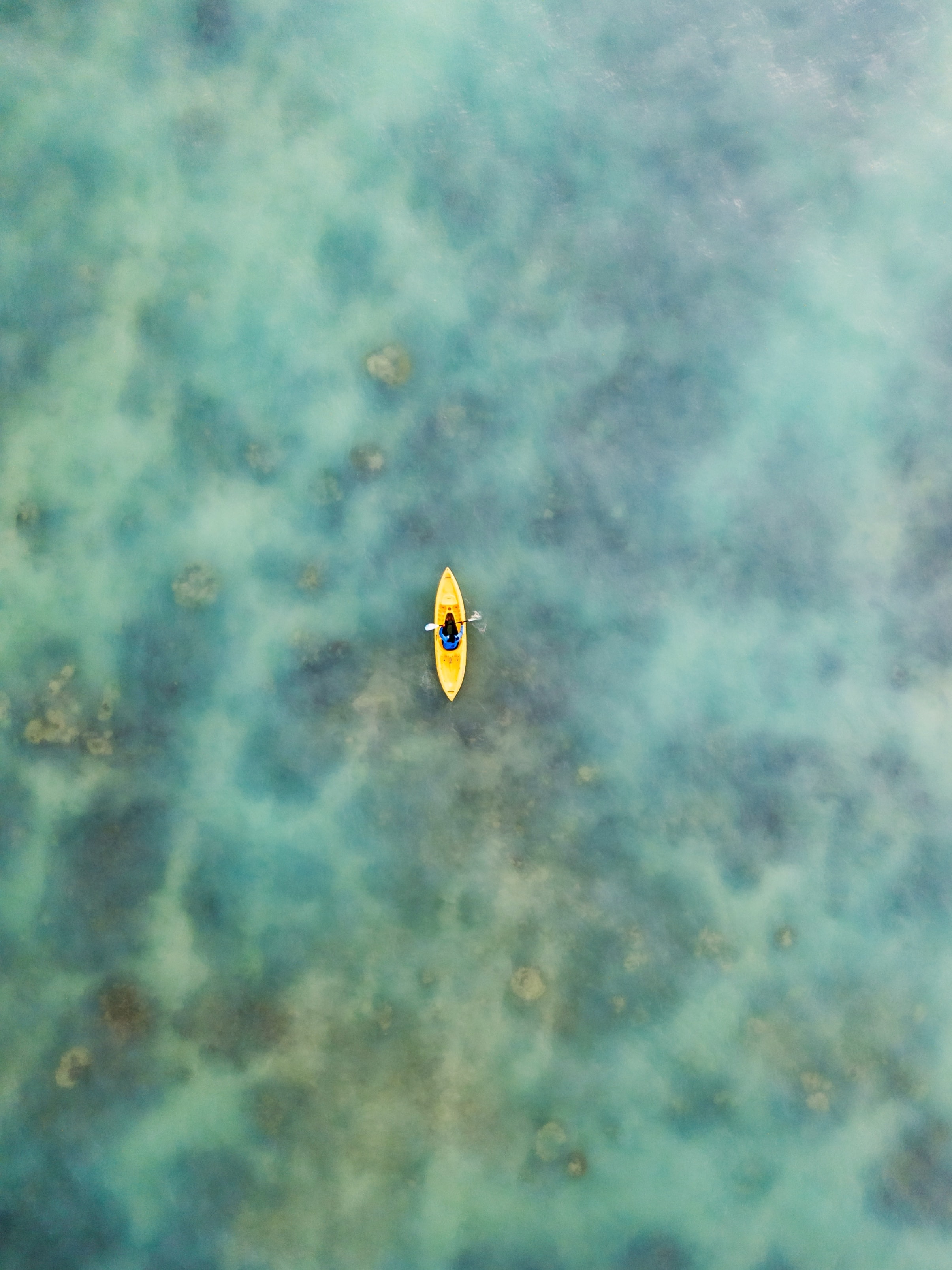 Free download wallpaper Water, View From Above, Miscellanea, Miscellaneous, Canoe, Boat on your PC desktop