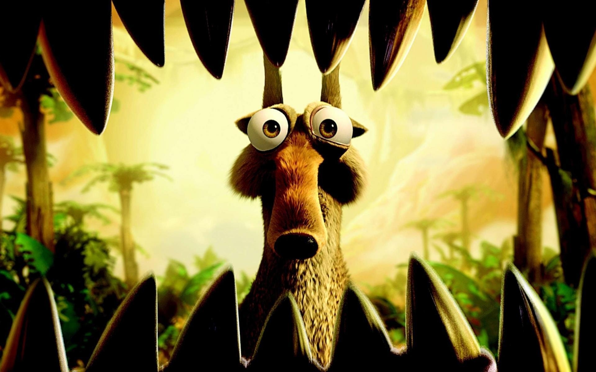 1920 x 1080 picture cartoon, ice age, yellow