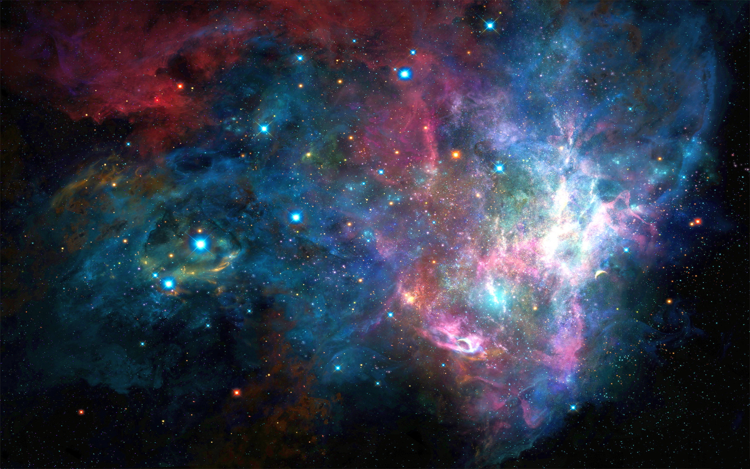 Free download wallpaper Nebula, Galaxy, Sci Fi on your PC desktop