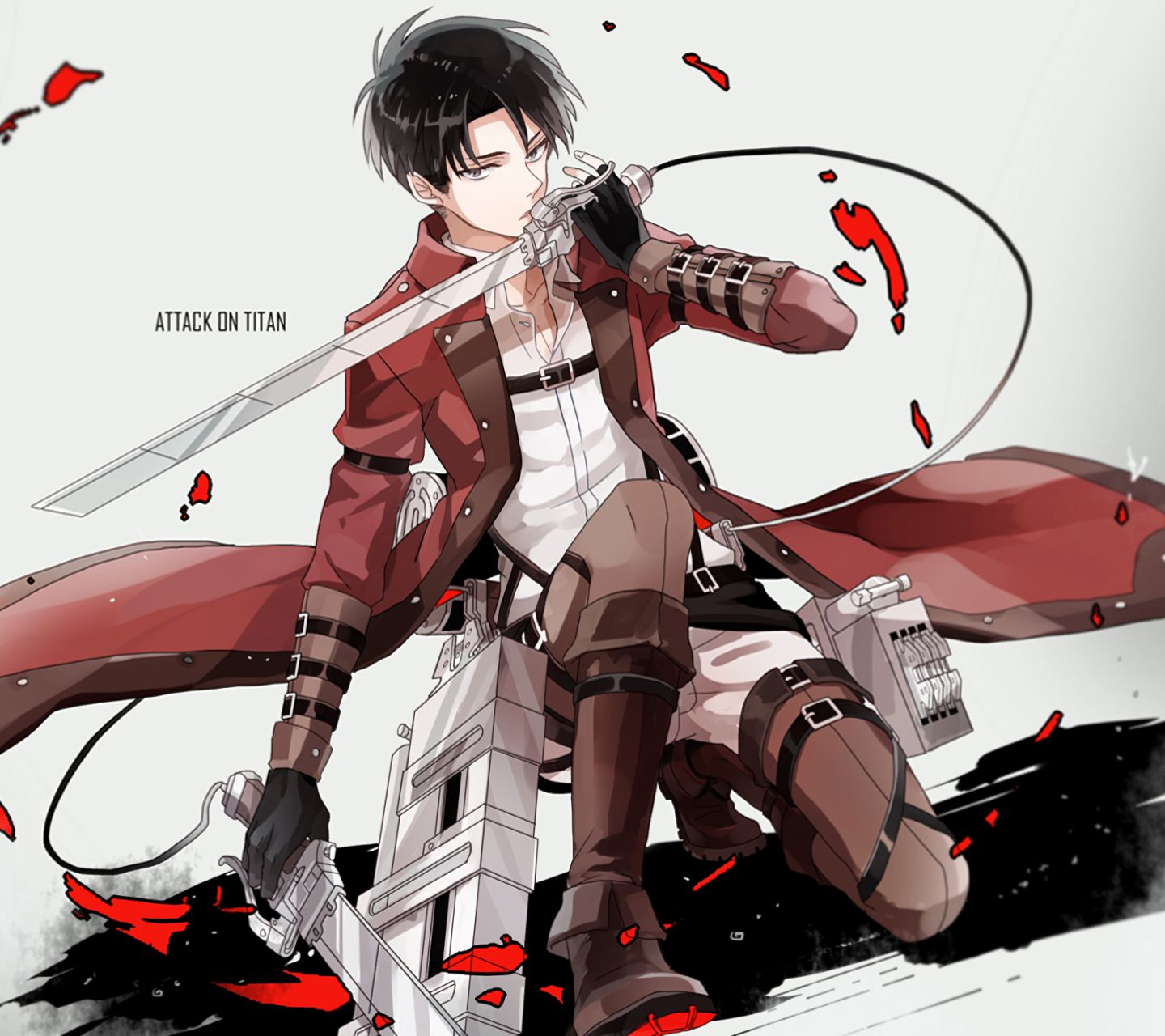 Laden Sie das Animes, Shingeki Kein Kyojin, Attack On Titan, Levi Ackermann-Bild kostenlos auf Ihren PC-Desktop herunter