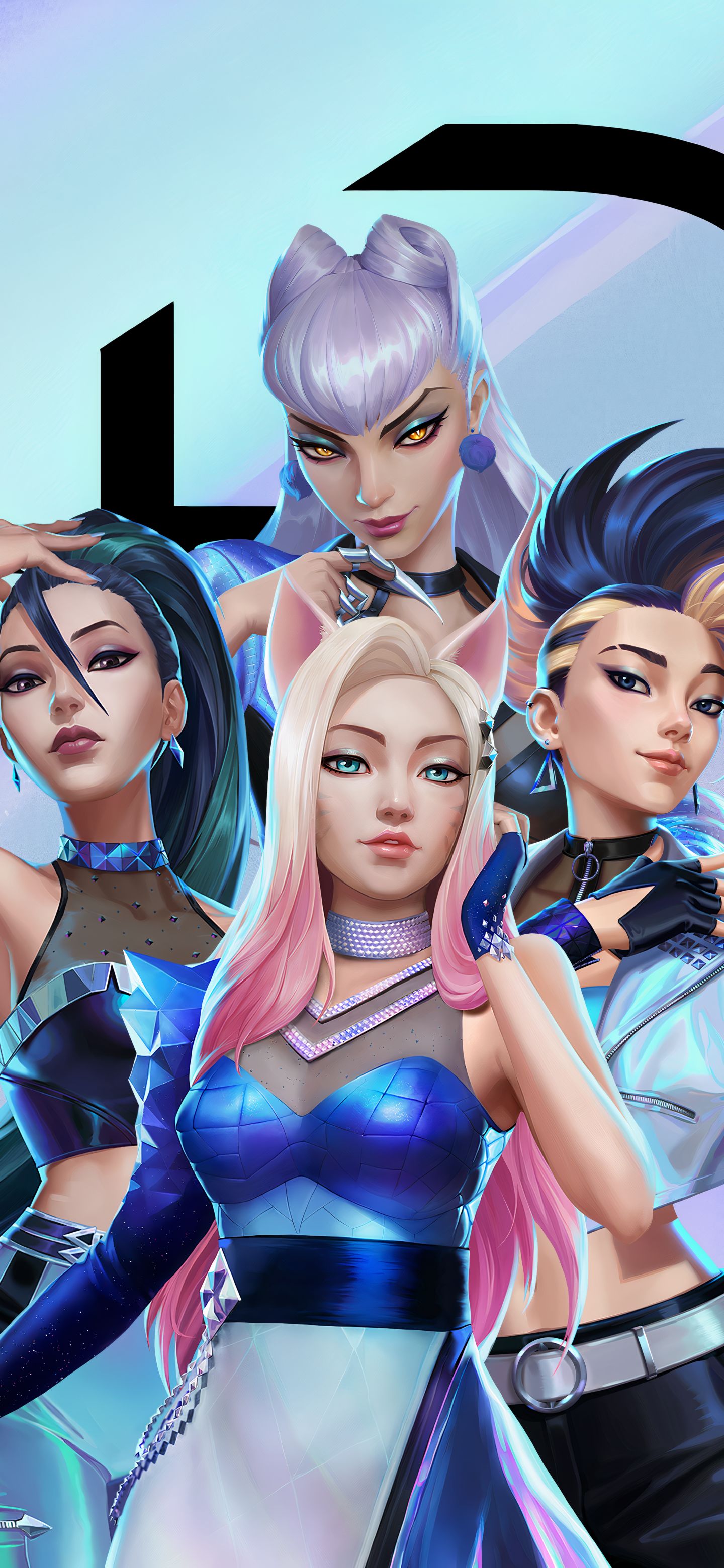 Descarga gratuita de fondo de pantalla para móvil de League Of Legends, Videojuego, Kpop, Akali (Liga De Leyendas), Ahri (Liga De Leyendas), Evelynn (Liga De Leyendas), Kai'sa (League Of Legends), K/da.