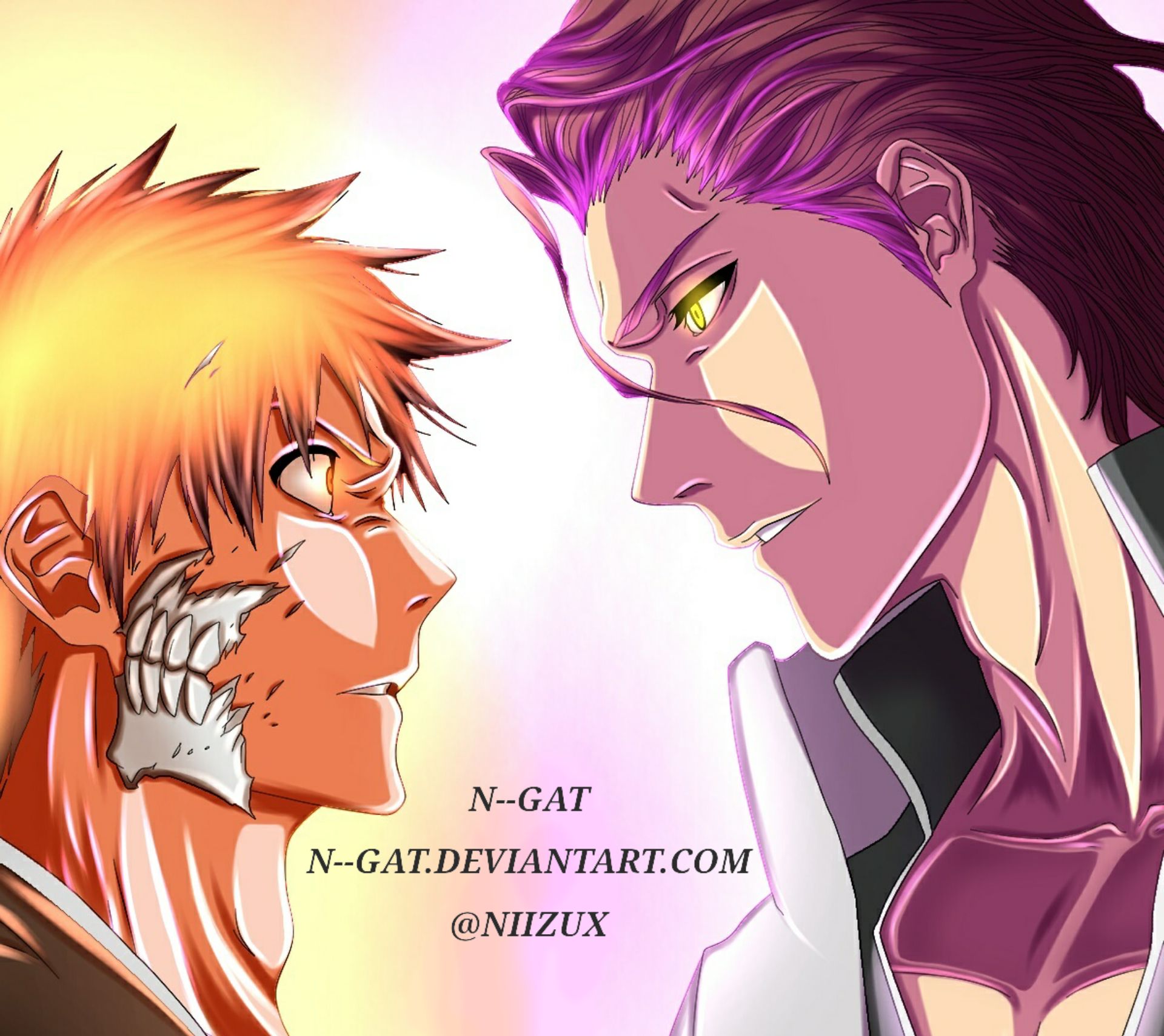 Free download wallpaper Anime, Bleach, Ichigo Kurosaki, Sōsuke Aizen on your PC desktop