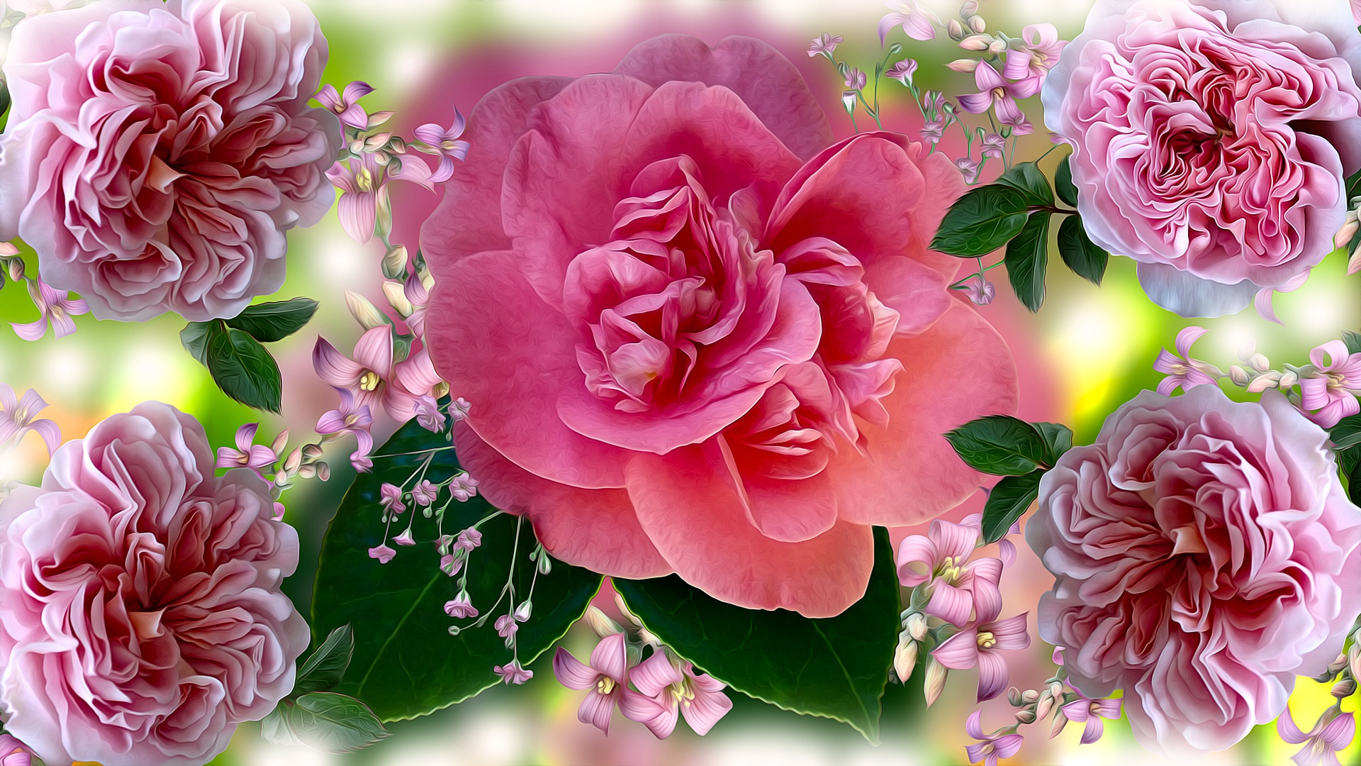 Descarga gratis la imagen Flores, Rosa, Flor, Artístico en el escritorio de tu PC