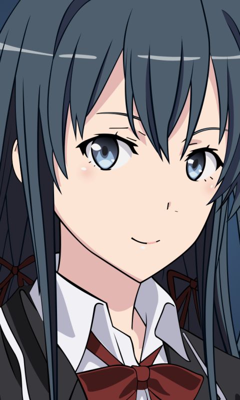 Handy-Wallpaper Animes, Yahari Ore No Seishun Rabukome Wa Machigatteiru, Yukino Yukinoshita kostenlos herunterladen.