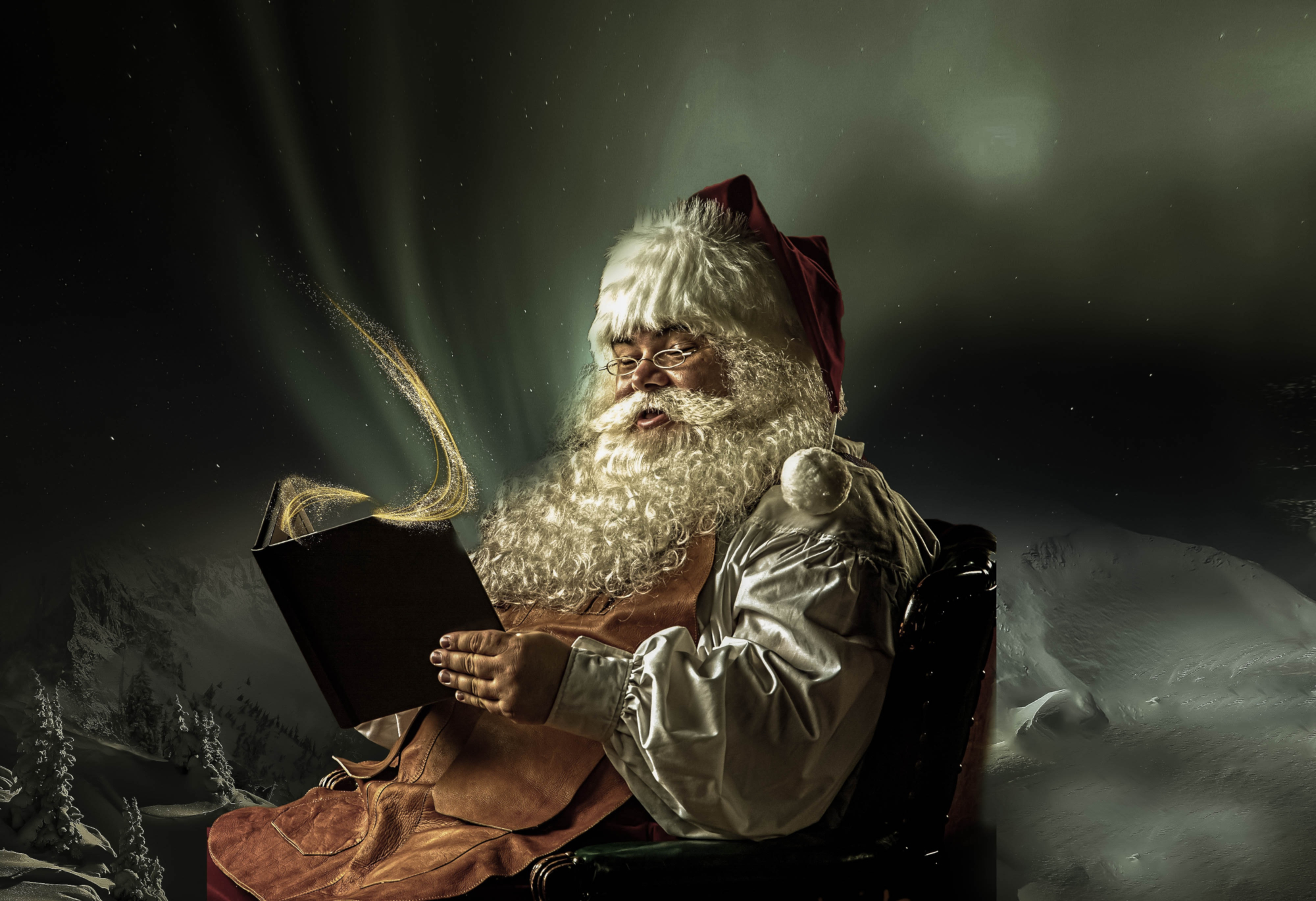 Download mobile wallpaper Christmas, Holiday, Santa for free.