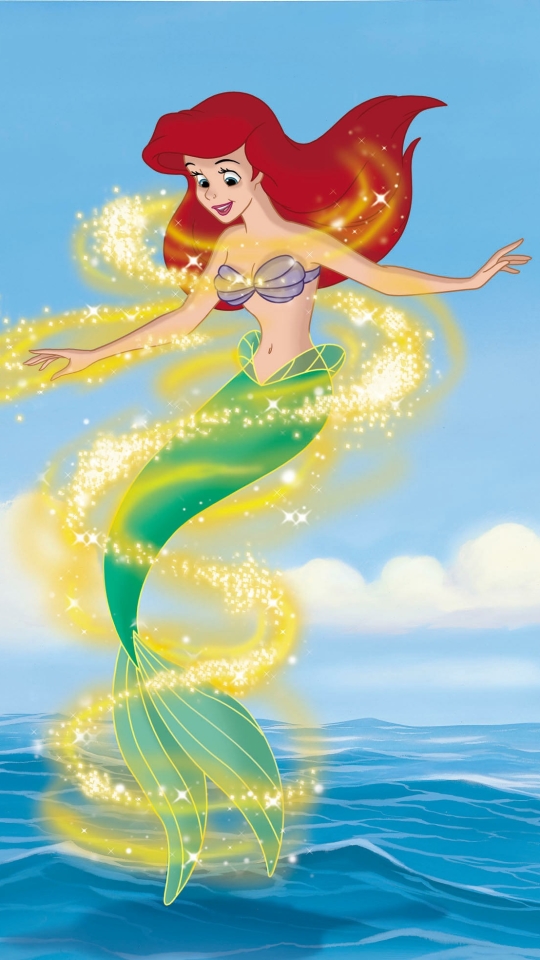 Download mobile wallpaper Tail, Mermaid, Movie, Red Hair, The Little Mermaid, Ariel (The Little Mermaid), The Little Mermaid Ii: Return To The Sea for free.