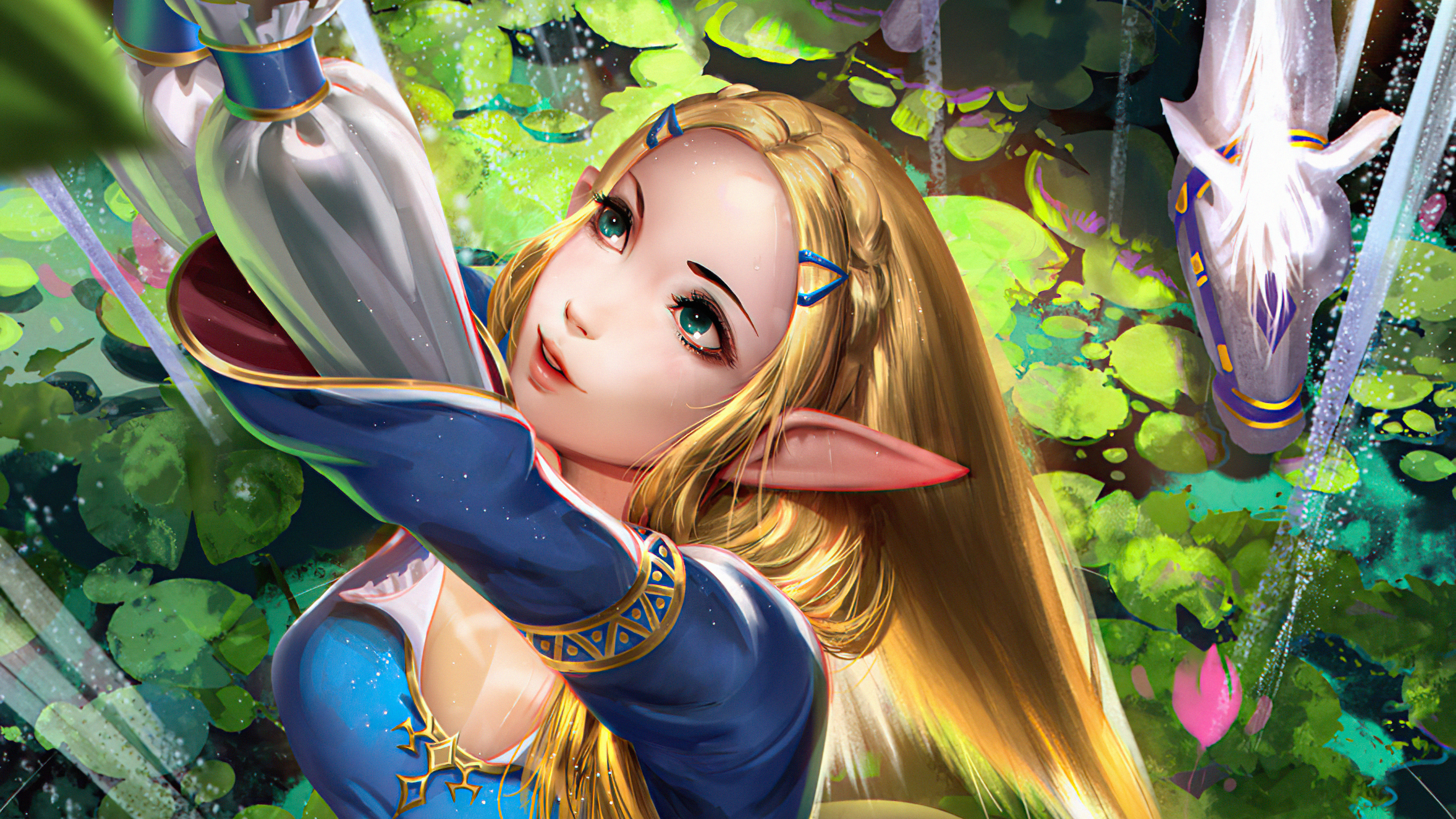Download mobile wallpaper Elf, Video Game, The Legend Of Zelda, Zelda for free.