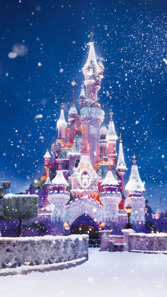 Handy-Wallpaper Feiertage, Weihnachten, Disneyland kostenlos herunterladen.
