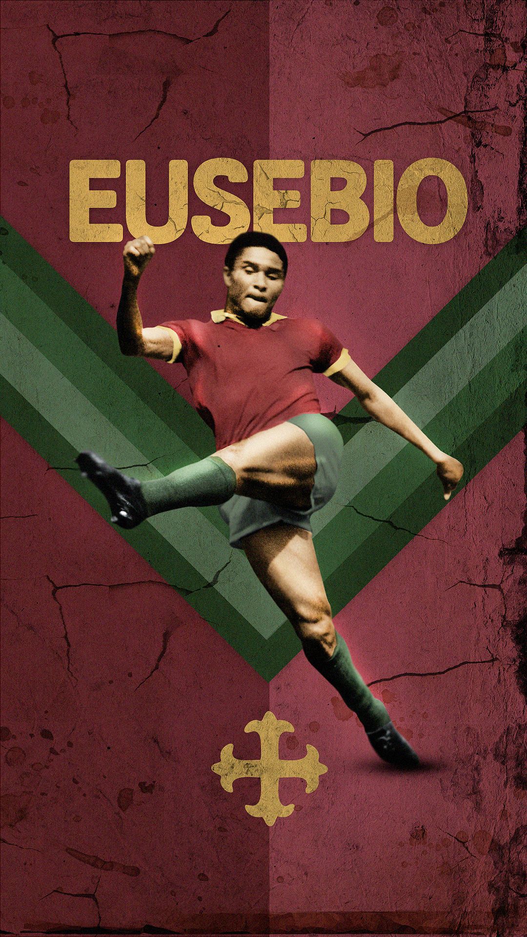 Handy-Wallpaper Sport, Portugals Fußballnationalmannschaft, Eusébio kostenlos herunterladen.