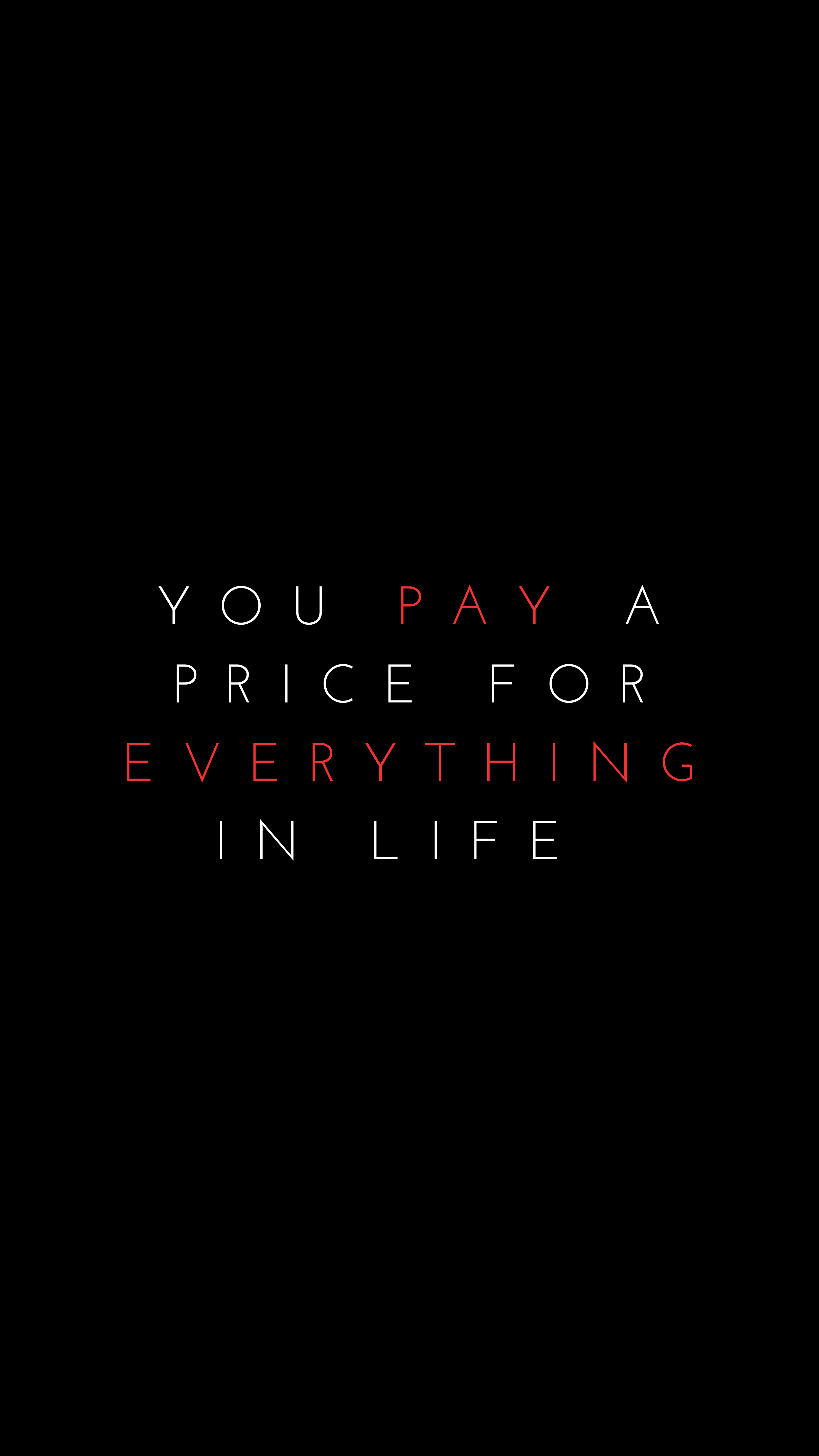 quote, words, life, pay, phrase, quotation, price, to pay