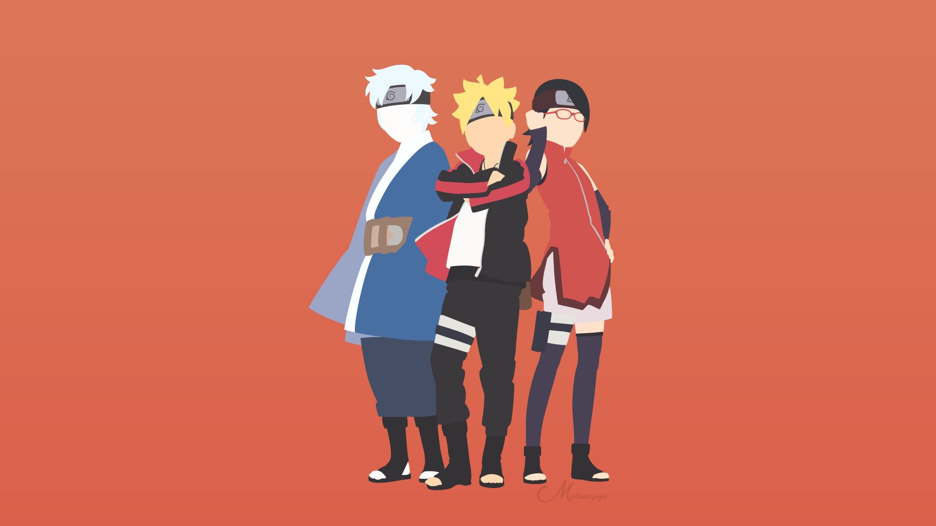 Laden Sie das Naruto, Animes, Sarada Uchiha, Boruto Uzumaki, Mitsuki (Naruto), Boruto-Bild kostenlos auf Ihren PC-Desktop herunter