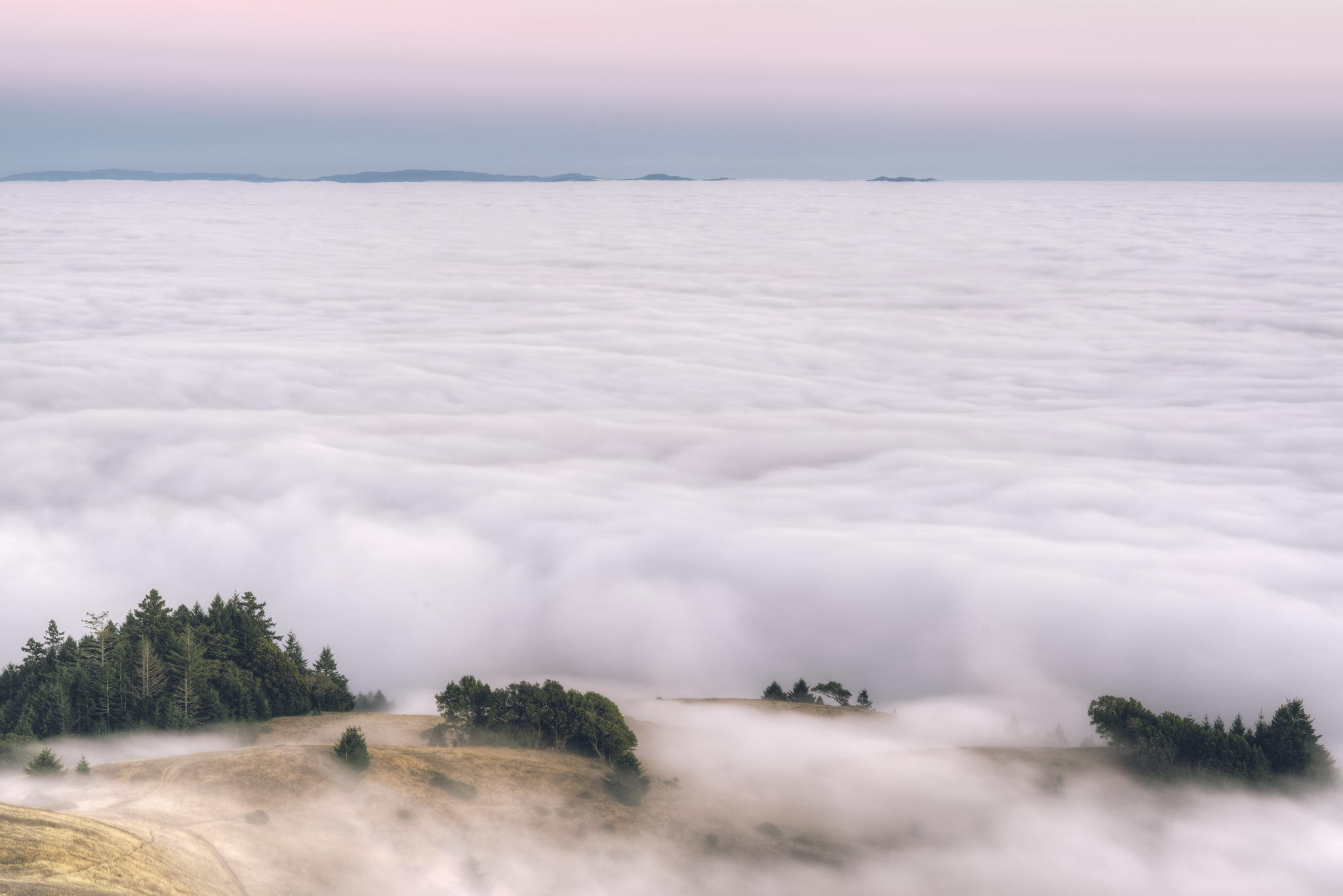 earth, fog, cloud, landscape, nature, sea of clouds