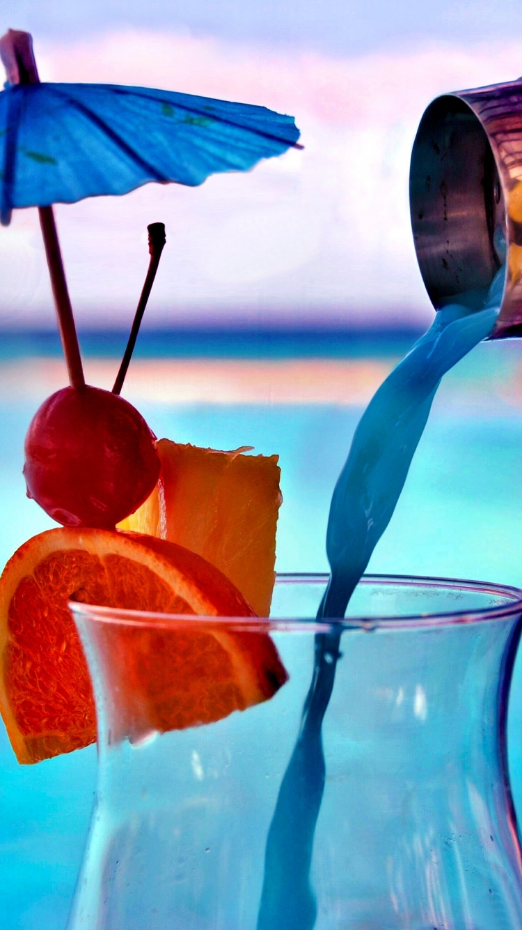 Download mobile wallpaper Food, Summer, Glass, Drink, Tropical, Cocktail for free.